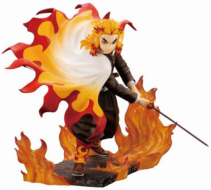 "Demon Slayer: Kimetsu no Yaiba" ARTFX J Rengoku Kyojuro Master Collector Silver Coated