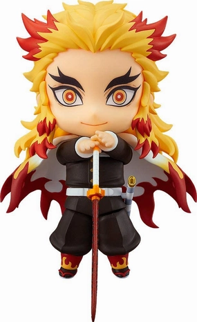 "Demon Slayer: Kimetsu no Yaiba" Nendoroid#1541 Rengoku Kyojuro Samurai Figure Fantasy Merchandise