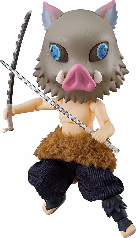 "Demon Slayer: Kimetsu no Yaiba" Nendoroid Doll Hashibira Inosuke Fantasy Piece Bird Sculpture
