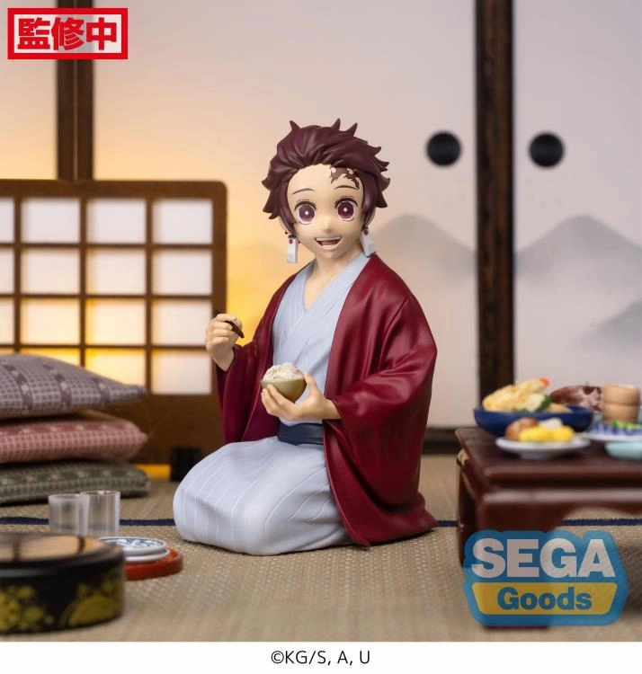 "Demon Slayer: Kimetsu no Yaiba" Premium Perching Figure Kamado Tanjiro Swordsmith Village Arc Bohemian style Battle Stance