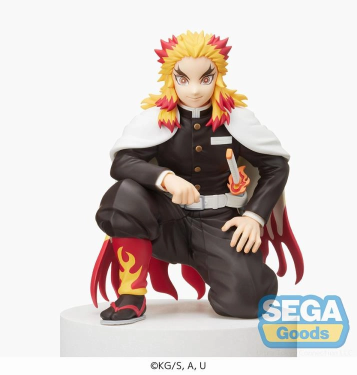 "Demon Slayer: Kimetsu No Yaiba" Premium Perching Figure Rengoku Kyojuro Hashira Meeting Magazine Cover DIY Model