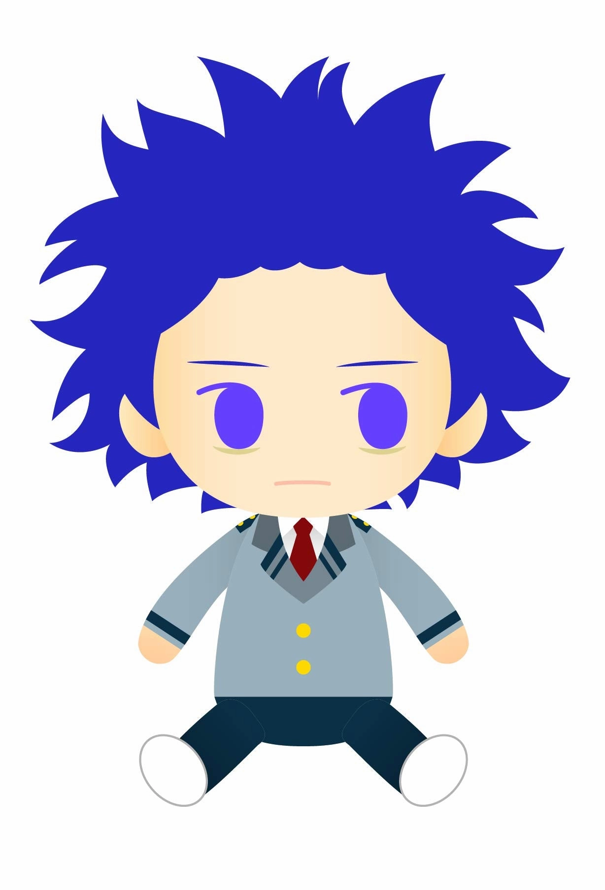 Robot Model Silver Coated "My Hero Academia" Kimi to Friends Plush Shinso