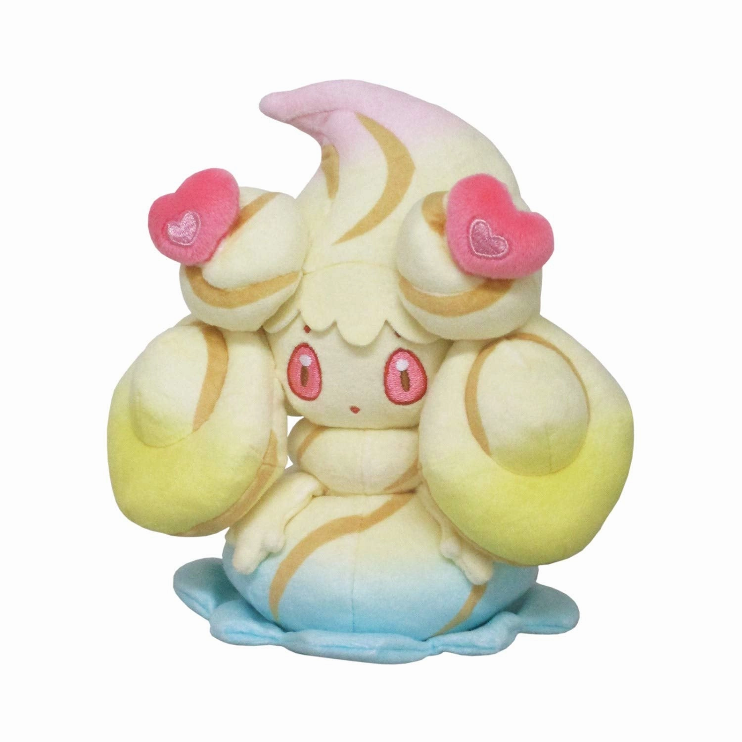 "Pokemon" Allstar Collection Plush PP182 Alcremie Triple Mix Heart Amezaiku (S Size) Gift Bundle Viking Statue