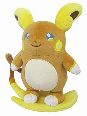 "Pokemon" Allstar Collection Plush PP60  Raichu (S Size) Miniature Decor Robot Model
