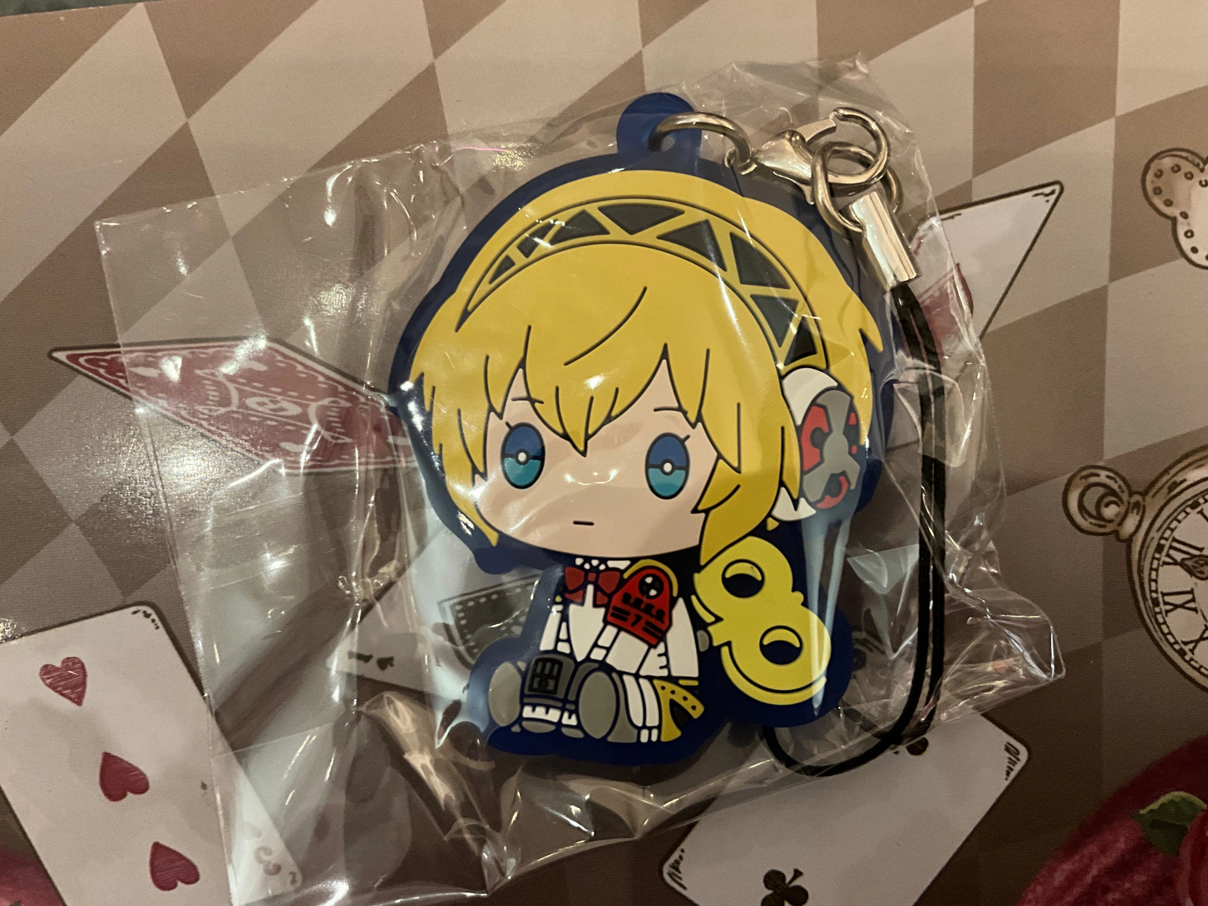 Premium Piece Persona 3 Reload Characters Rubber Keychain 10 Pieces Set (In-stock)