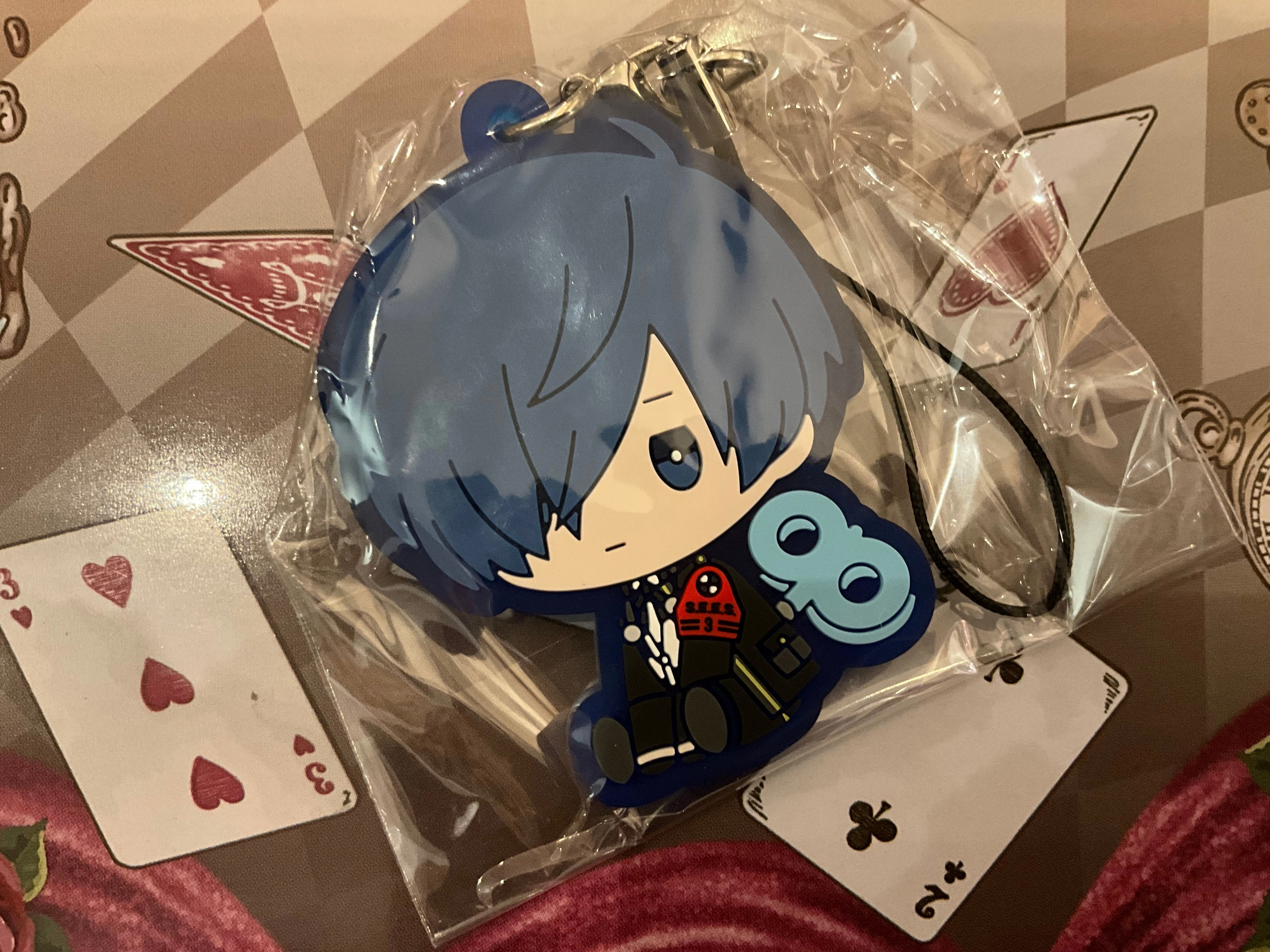 Retro Game Persona 3 Reload Characters Rubber Keychain 10 Pieces Set (In-stock)