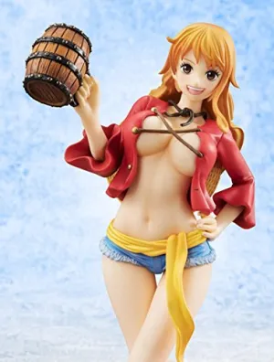 Adventure Game Miniature Unit ONE PIECE P.O.P. ??LIMITED EDITION"Nami MUGIWARA Ver.2 KANPAI!!