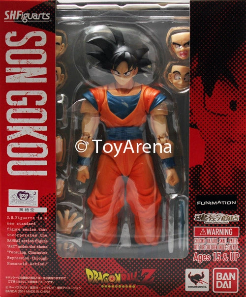 S.H. Figuarts Dragon Ball Z Normal Ver. Son Goku Action Figure Art Display