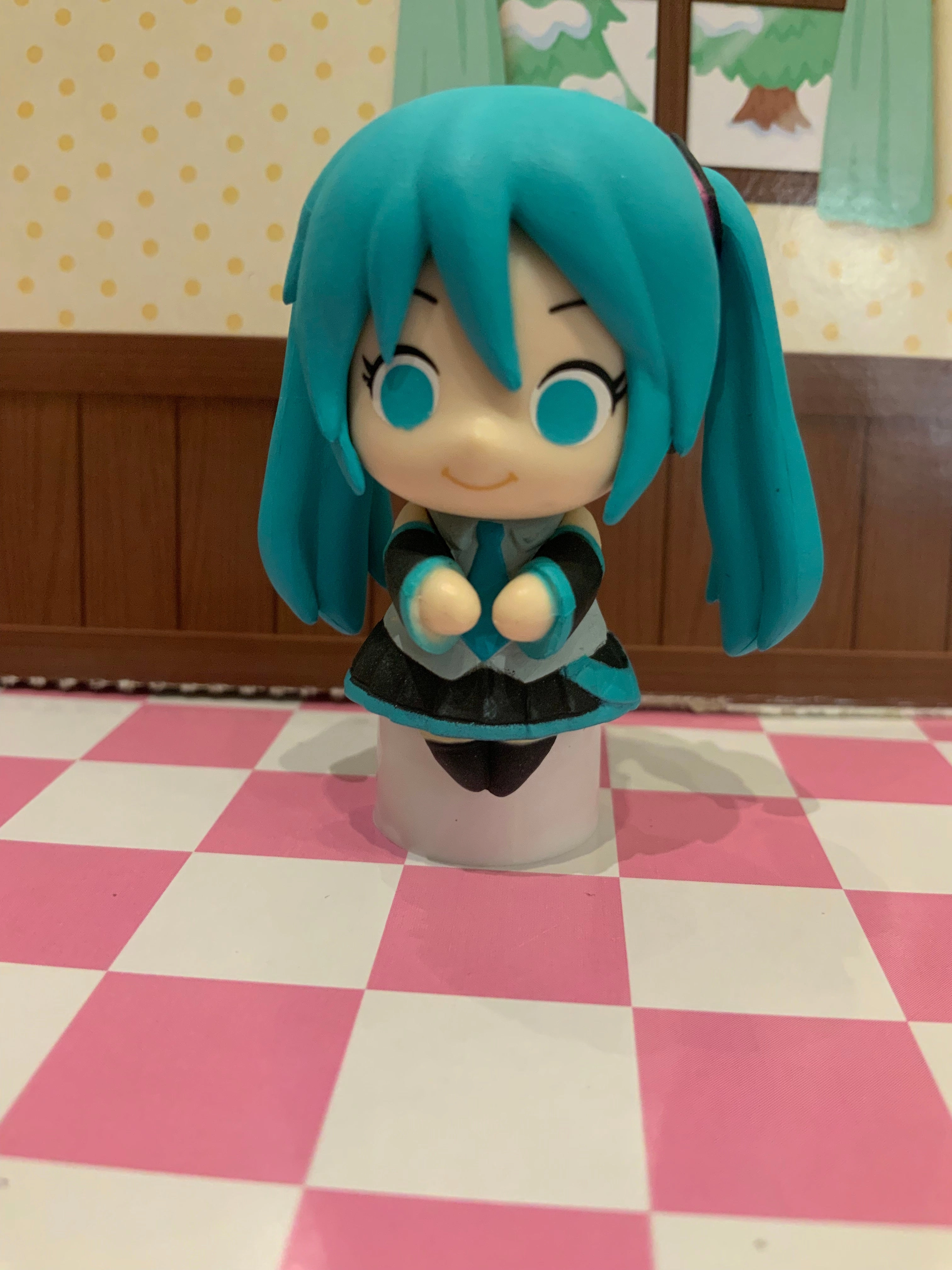 Chokkori-san Vocaloid Hatsune Miku Figure 4 Pieces Set (In-stock) Adventure Game Chrome Plated