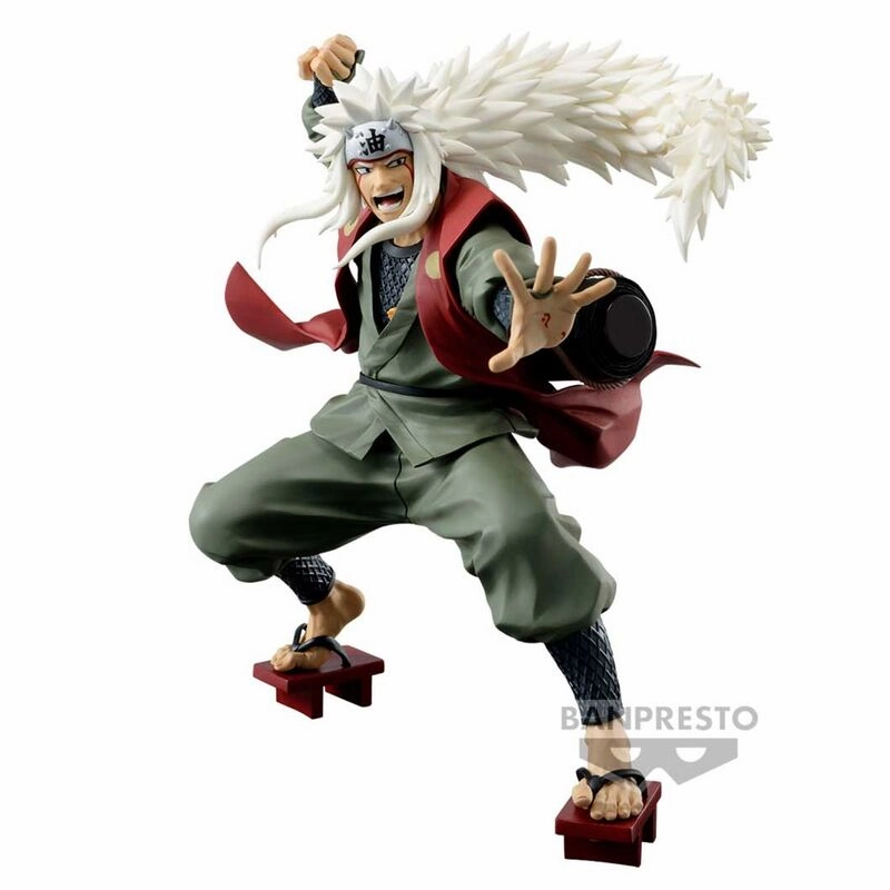 Limited Collectible Superhero Unit "Naruto: Shippuden" BANPRESTO FIGURE COLOSSEUM Zoukei Ninkai Taisen Jiraiya