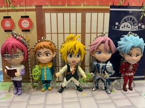 Collectible Model The Seven Deadly Sins Character Keychain Set (In-stock)