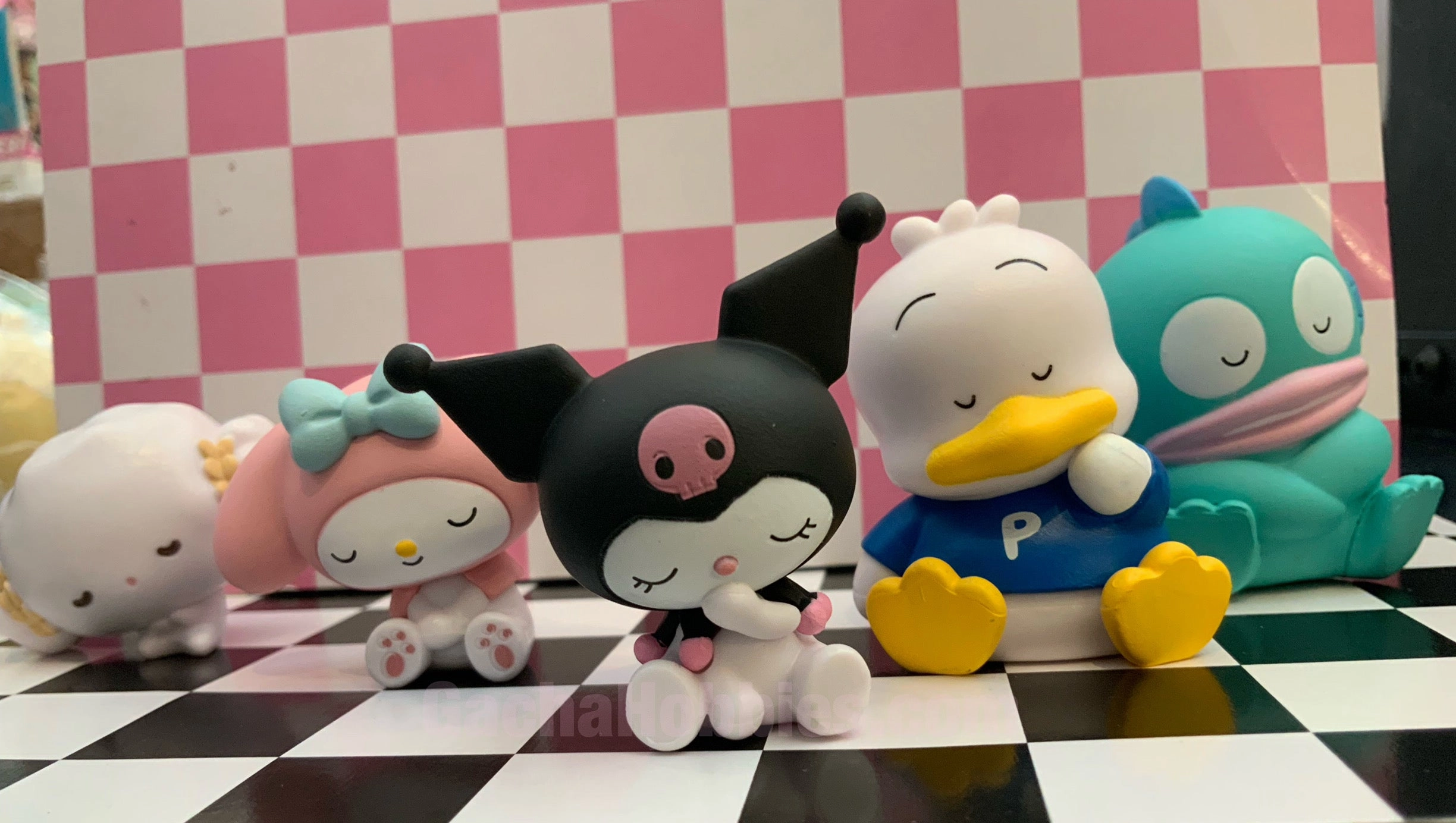 Leisure Activity Sanrio Character Sleeping on Shoulder Figure Vol.8 5 Pieces Set (In-stock)