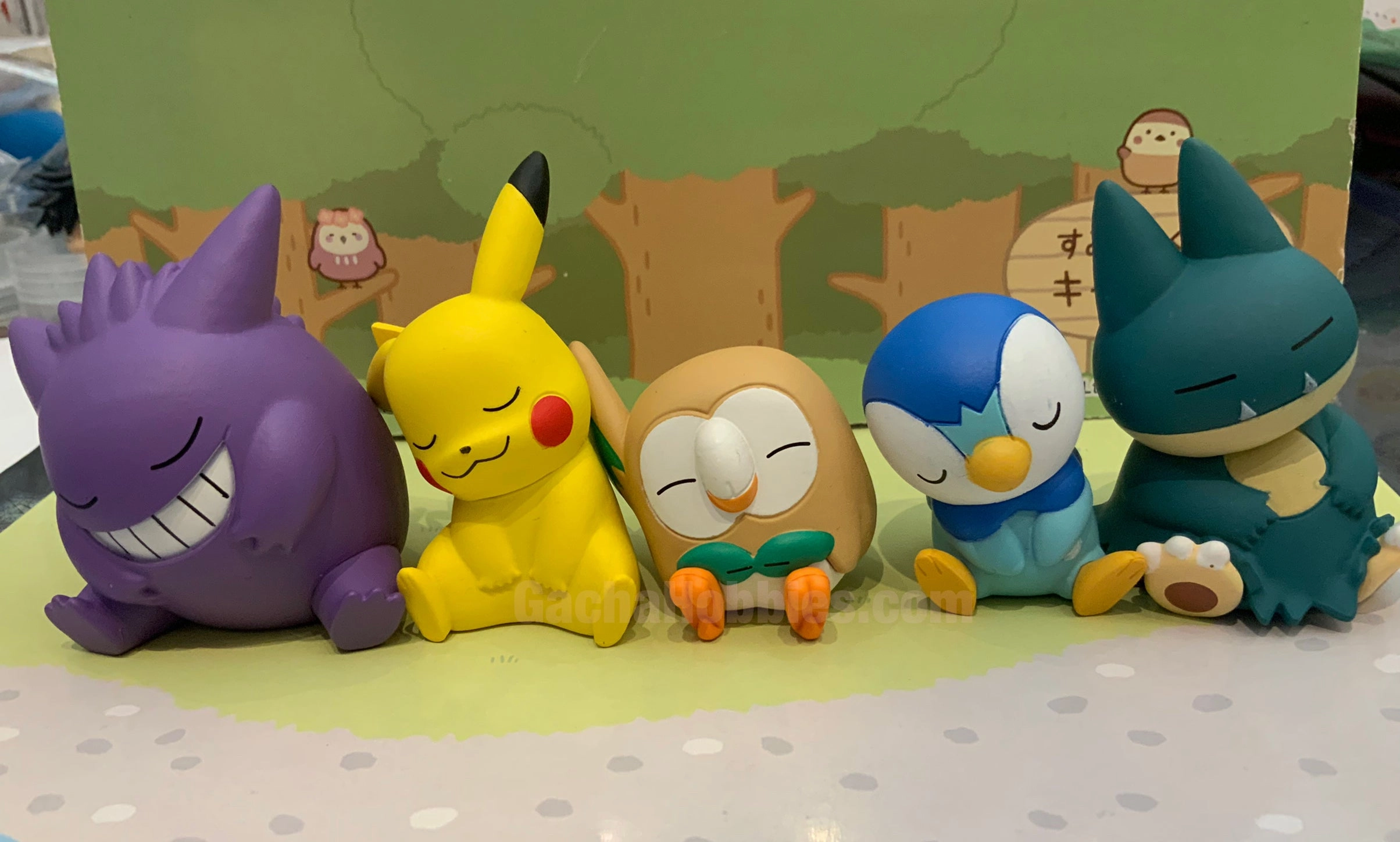 Pokemon Sleeping on Shoulder Small Figure 5 Pieces Set (In-stock) Robot Merchandise