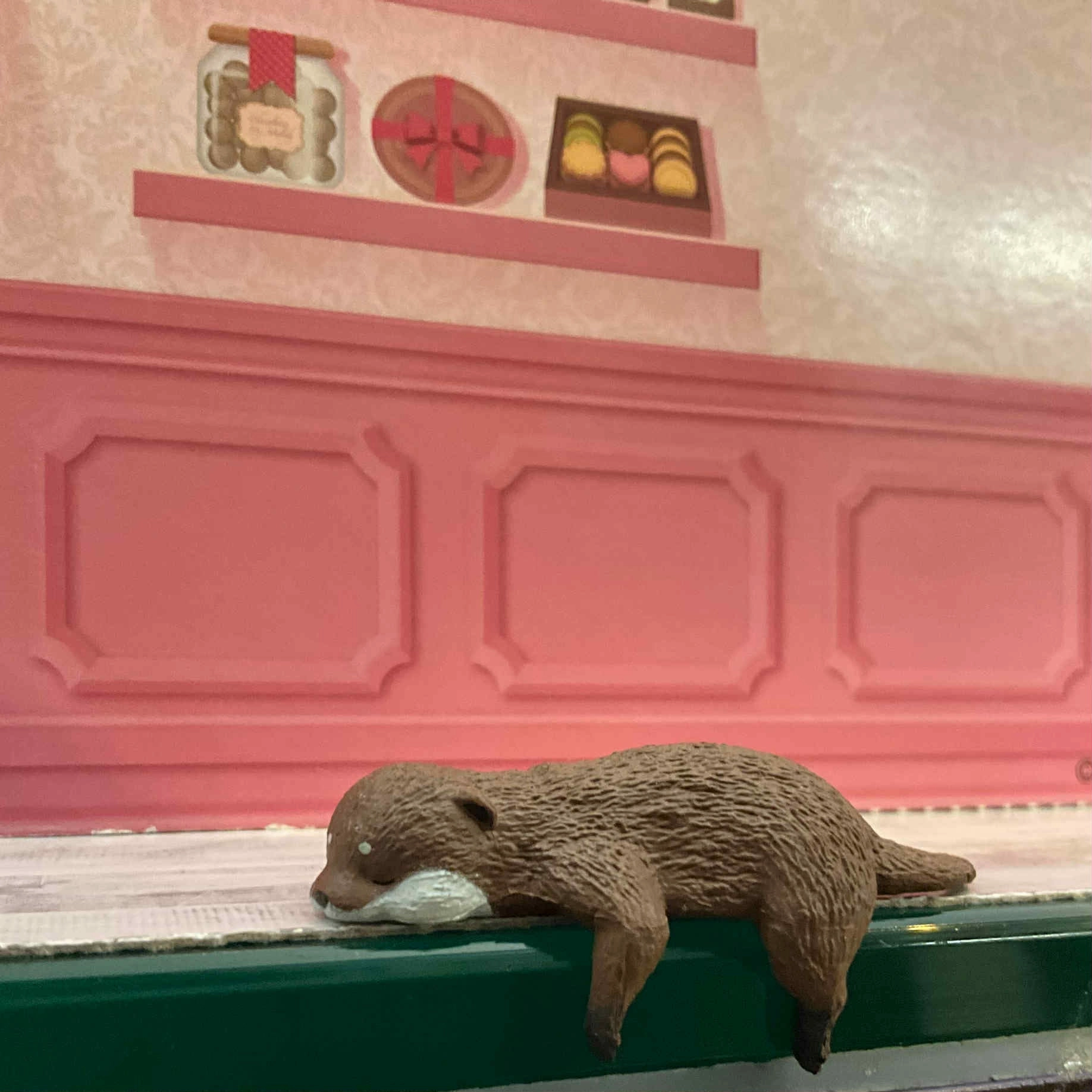 Animal Otters Resting Small Figure 5 Pieces Set (In-stock) Silicone Model Resale Value