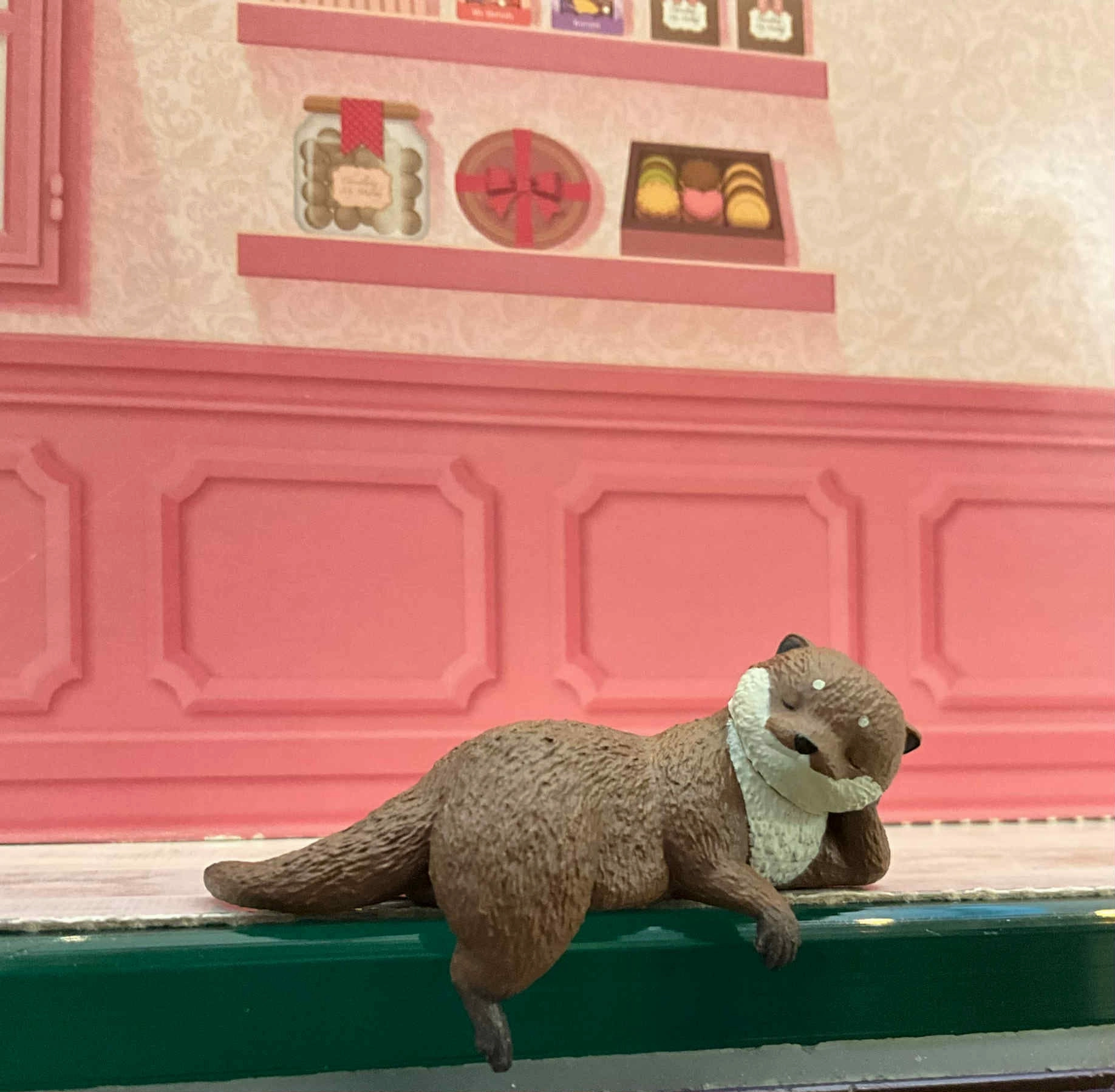 Animal Otters Resting Small Figure 5 Pieces Set (In-stock) Hobby Group Customizable Toy