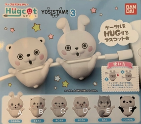 Hugcot Yosistamp Cable Holder Figure Vol.3 6 Pieces Set (In-stock) Architectural Model