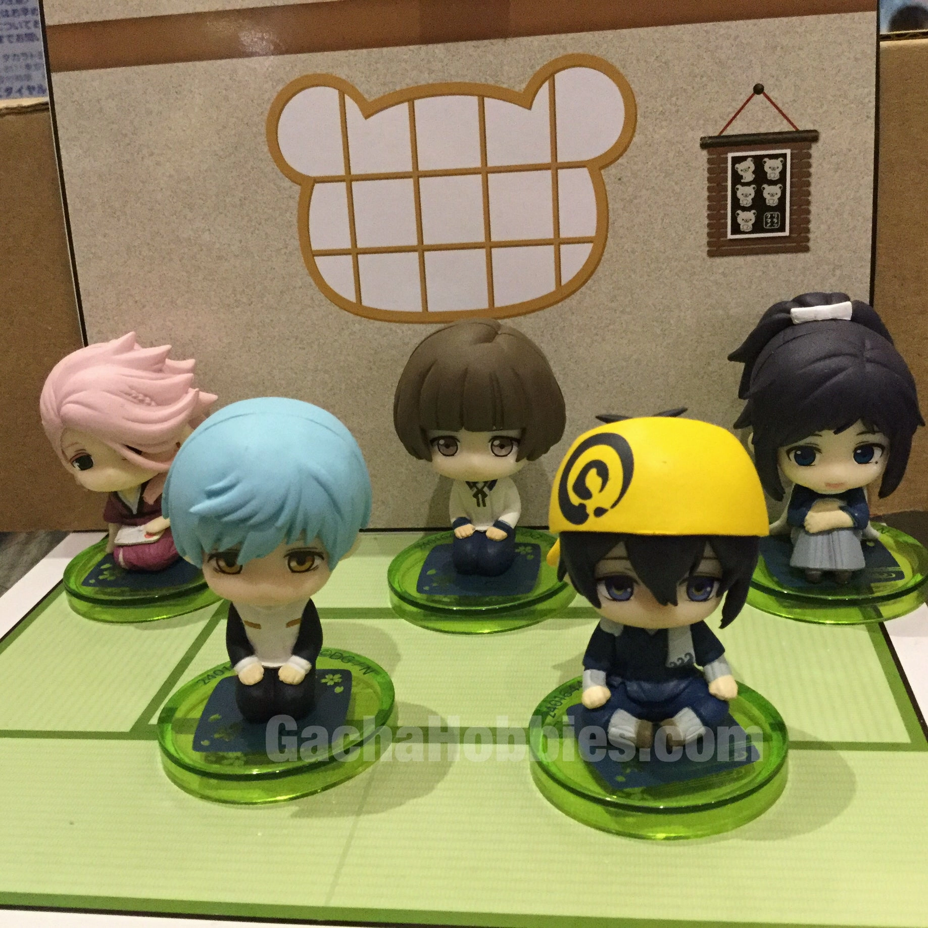 Study room Suwarasetai Touken Ranbu Mini Figure Vol.3 5 Pieces Set (In-stock)