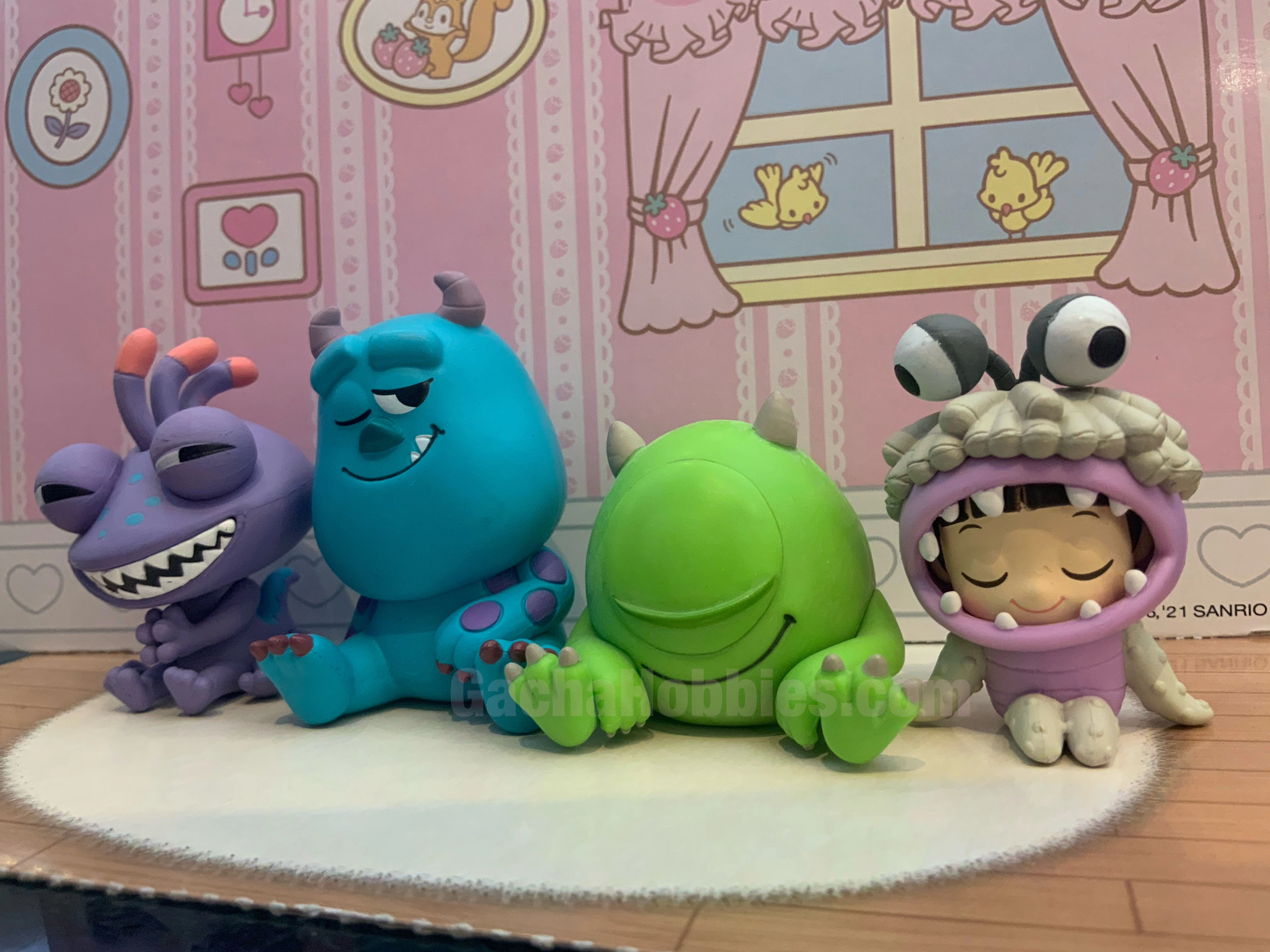 Fantasy Warrior Disney Monster Inc and Friends Sleeping on Shoulder Figure 4 Pieces Set (In-stock)