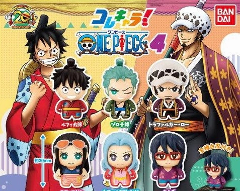 Anime Hobby VR Experience One Piece Colle Chara Vol.4 Figure 6 Pieces Set (In-stock)