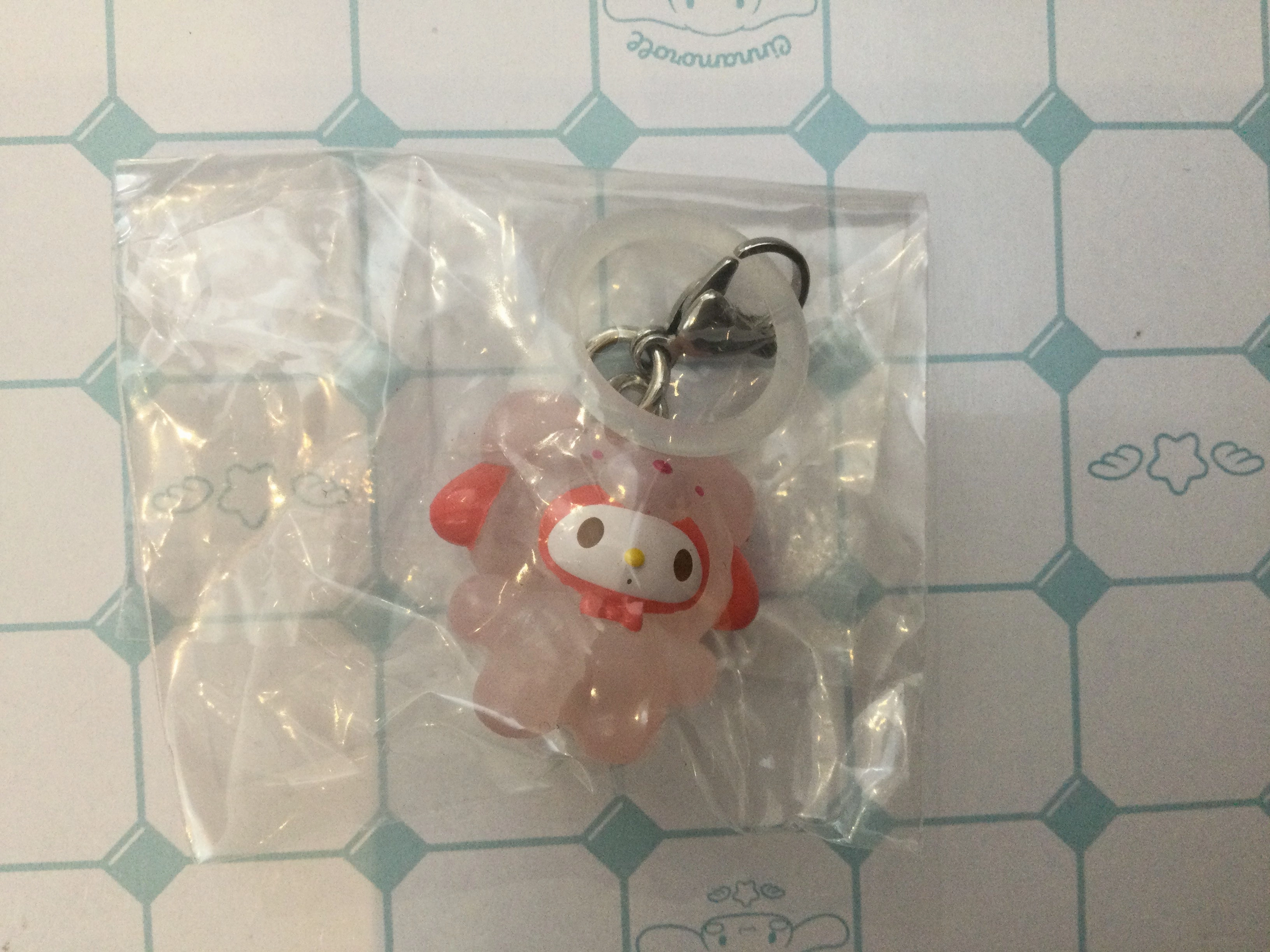 Sanrio Characters Bear Outfit Small Figure Keychain 6 Pieces Set (In-stock) Exhibition Piece PVC Collectible