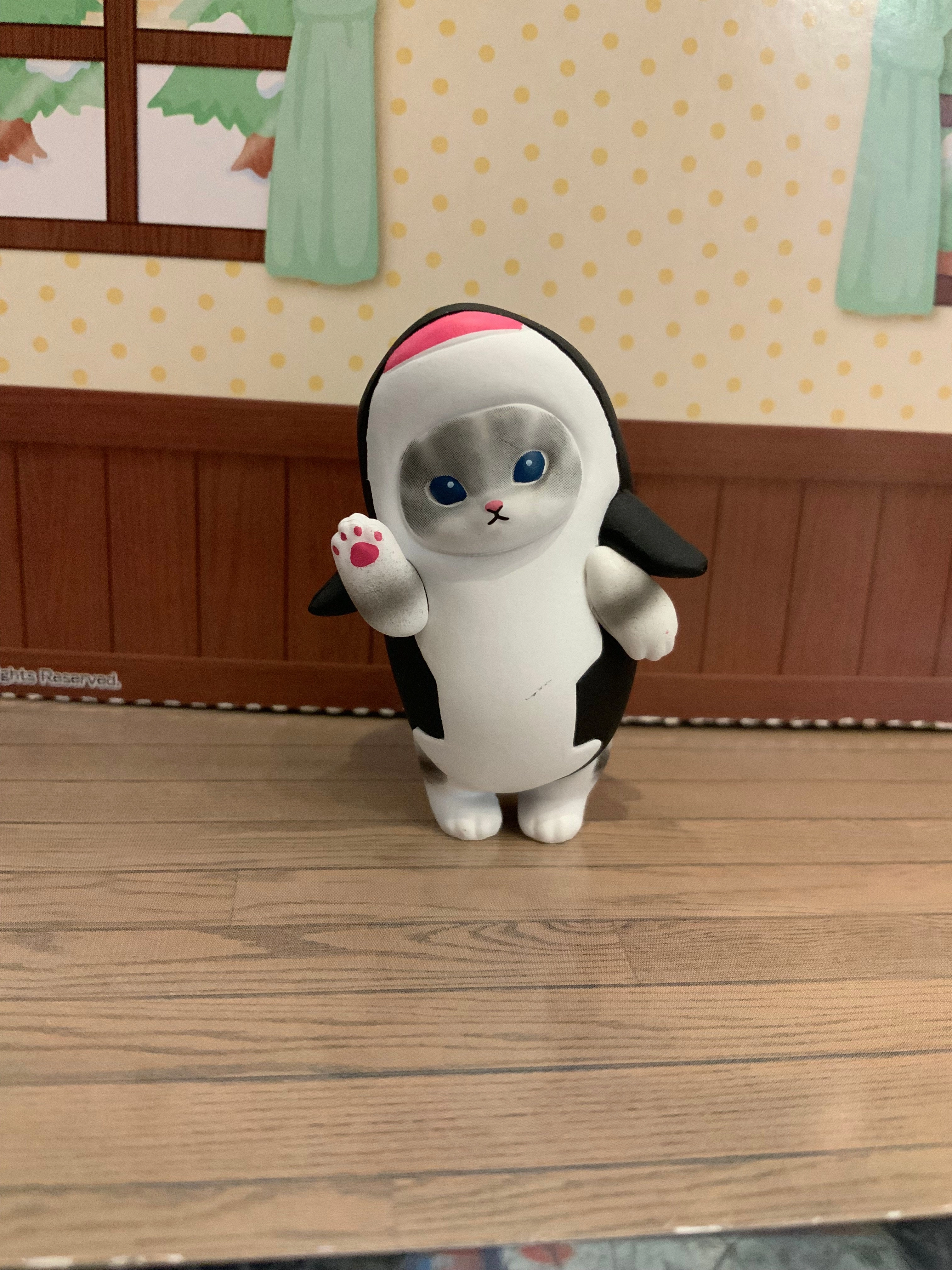 Mammal Figure Mofusand Shark x Cat Kawaii Figure 5 Pieces Set (In-stock)