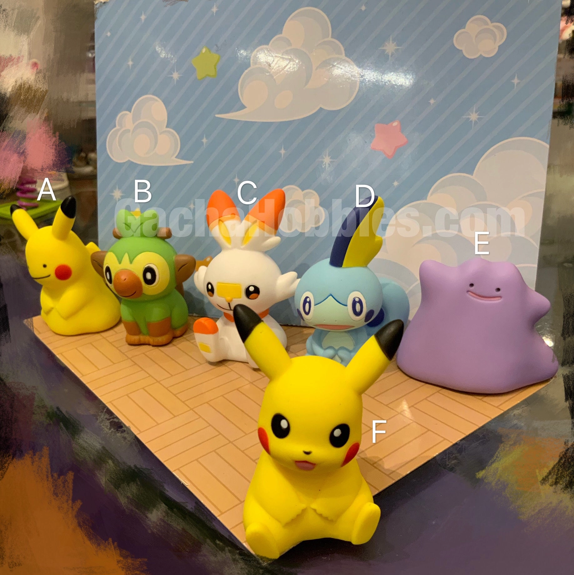 Cryptid Model Pokemon Soft Vinyl Figure #3 6 Pieces Set (In-stock)