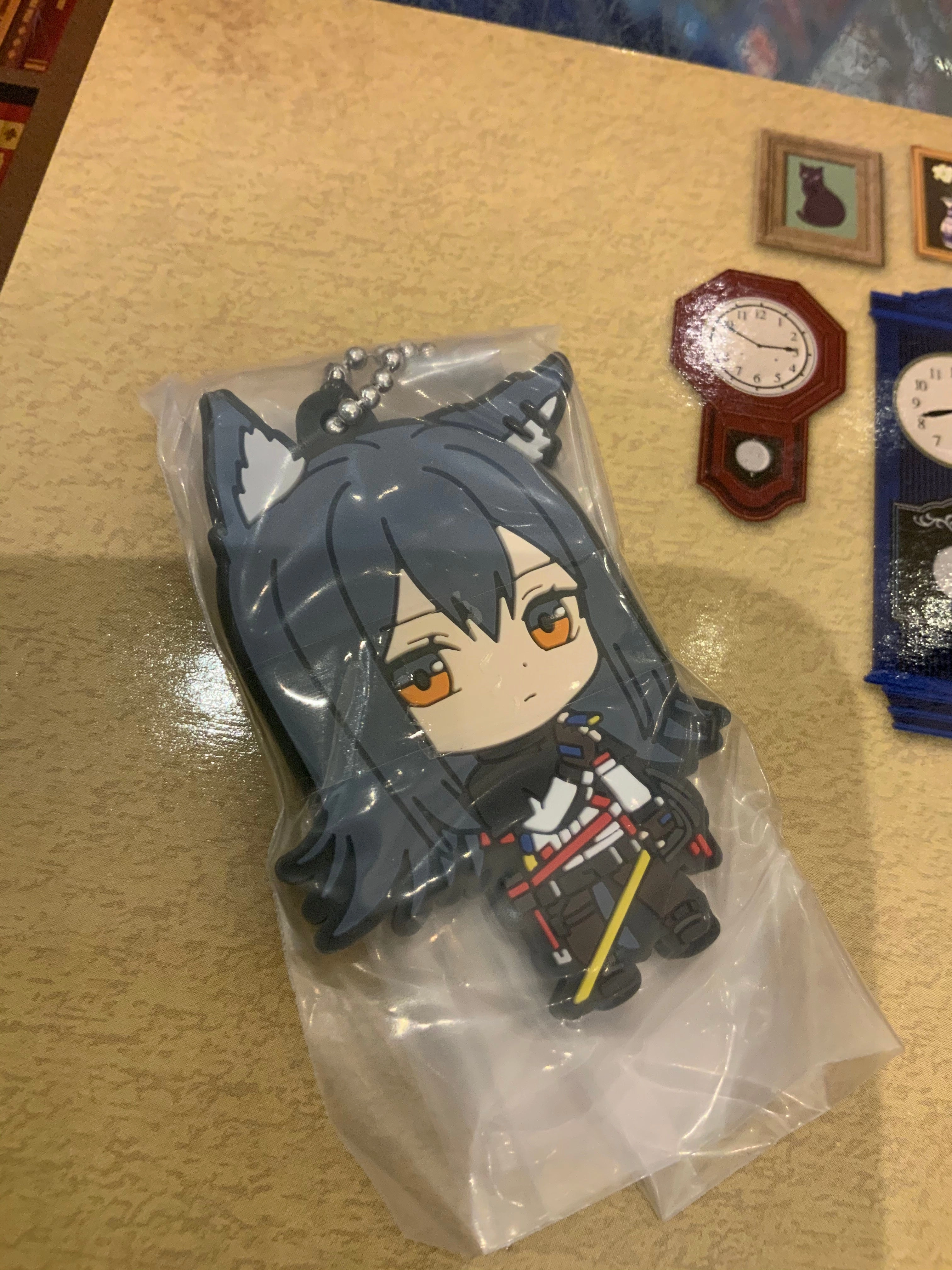 Arknights Character Rubber Keychain Vol.1 9 Pieces Set(In-stock) Artistic Sculpture