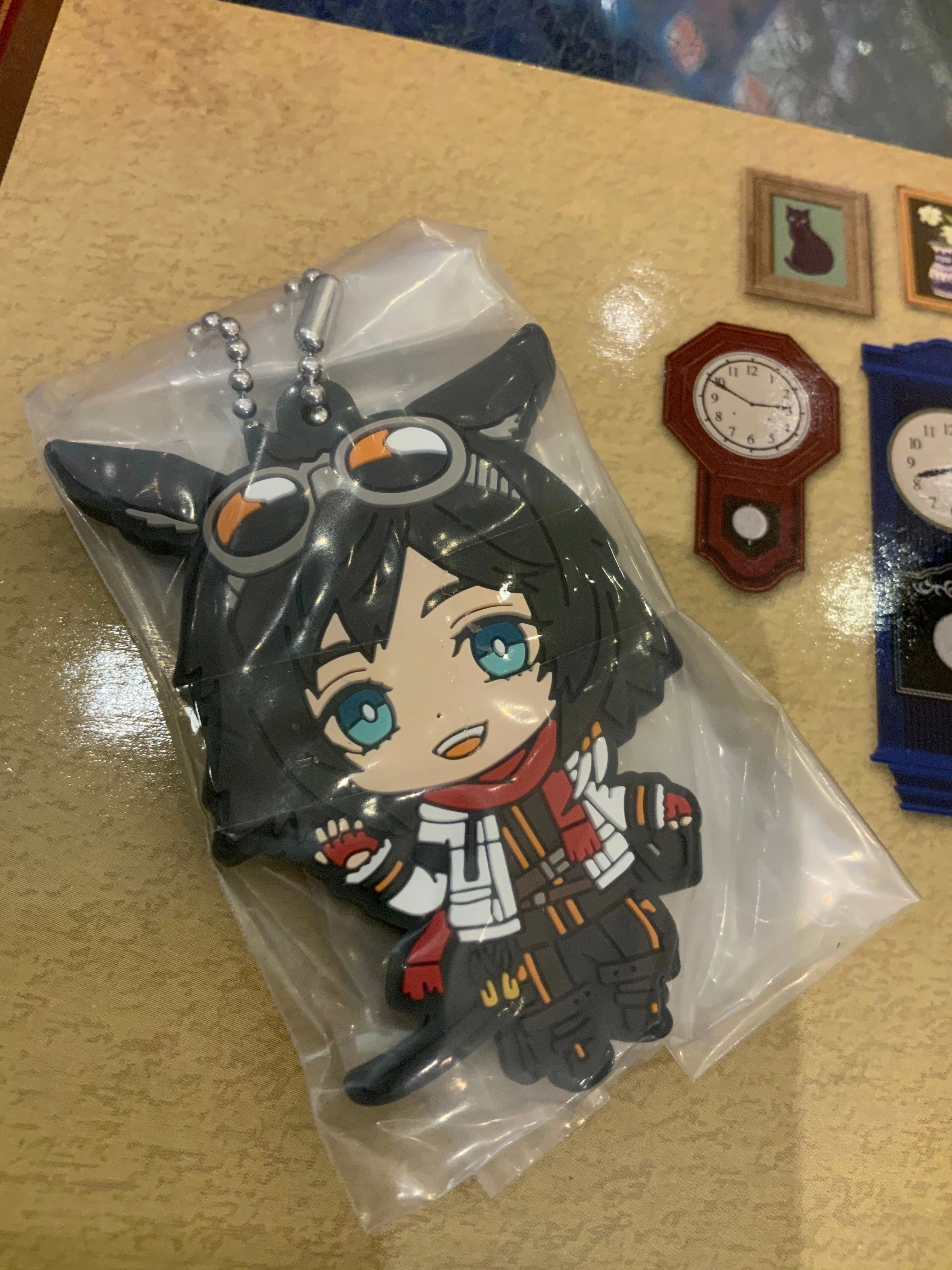 World Collector Science Model Arknights Character Rubber Keychain Vol.1 9 Pieces Set(In-stock)