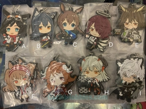 Arknights Character Rubber Keychain Vol.1 9 Pieces Set(In-stock) Fantasy Collectible Premium Object