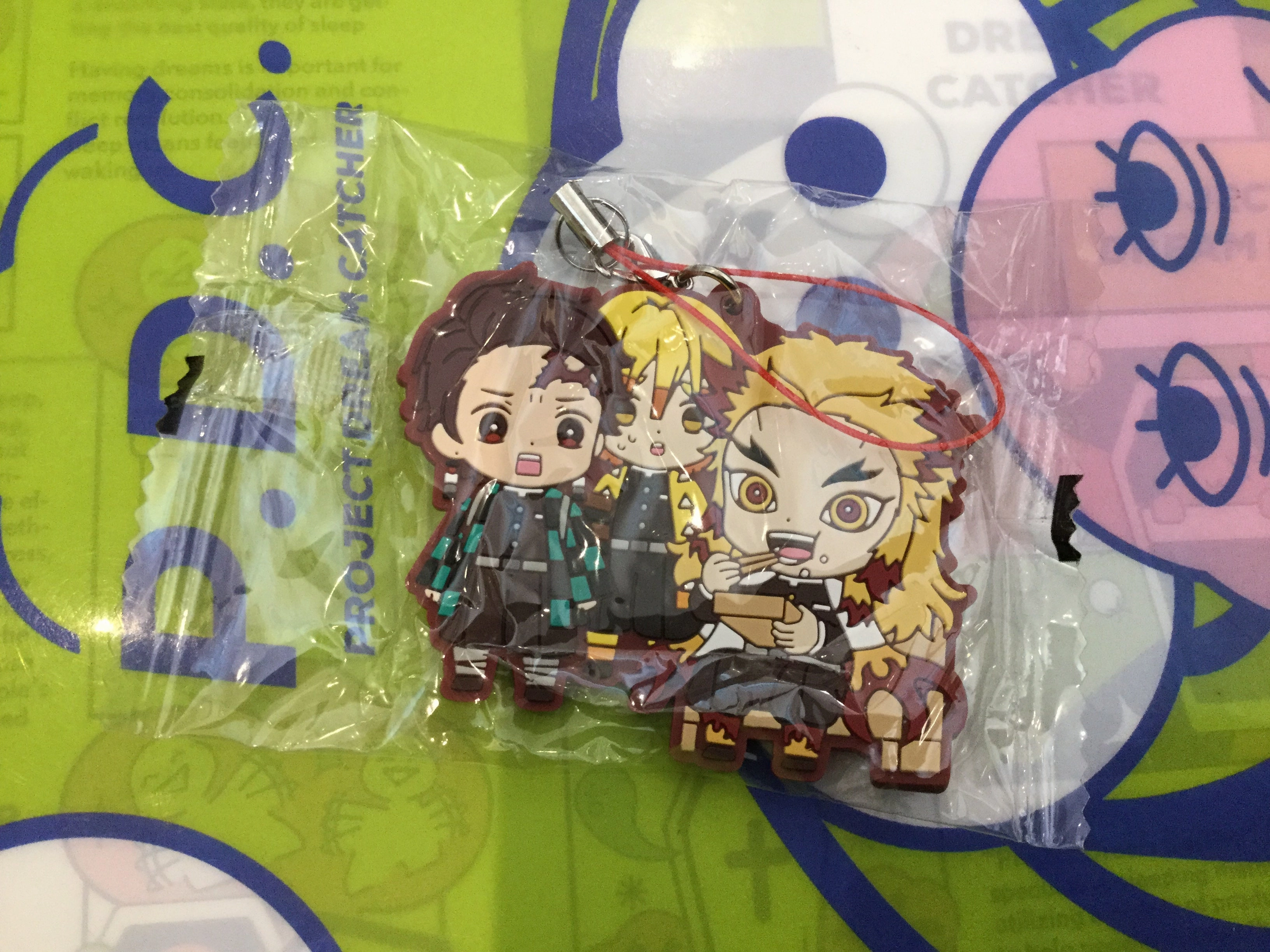 Kimetsu no Yaiba Demon Slayer Character Rubber Keychain Vol.8 14 Pieces Set (In-stock) Themed Background