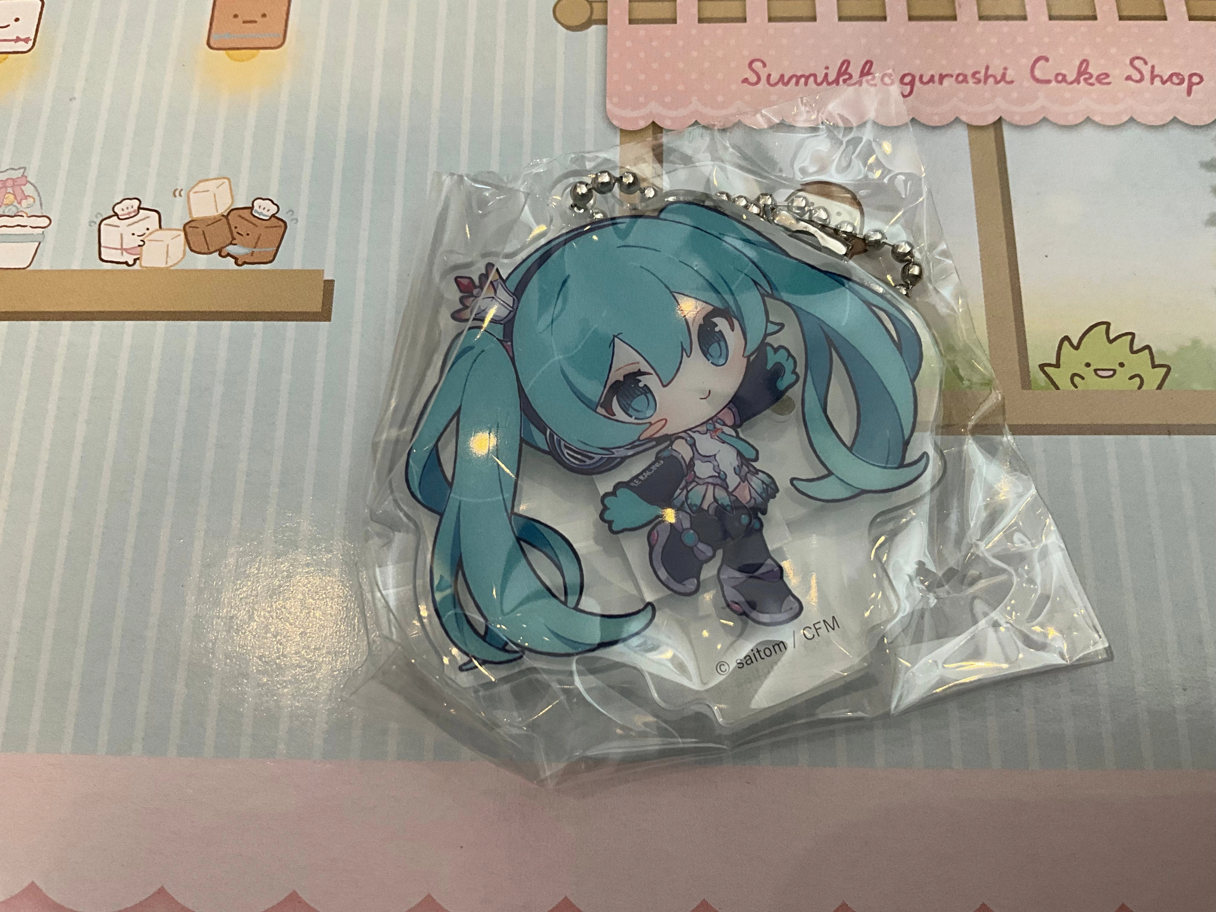 Cultural Gift Hatsune Miku Racing Miku Mini Acrylic Stand Vol.1 7 Pieces Set (In-stock)