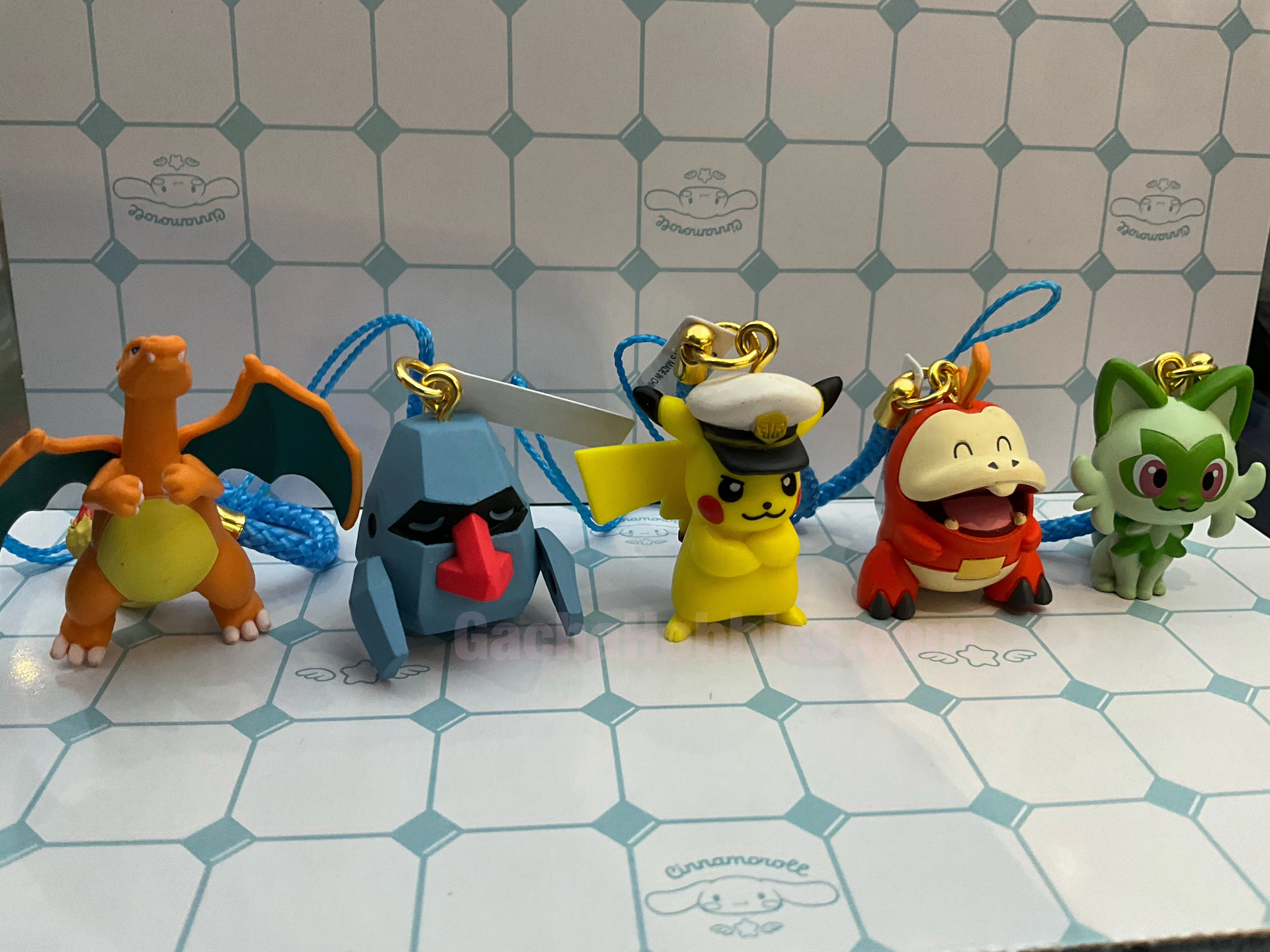 highly recommended Forest Creature Pokemon Scarlet and Violet The Animation Figure Keychain 5 Pieces Set (In-stock)