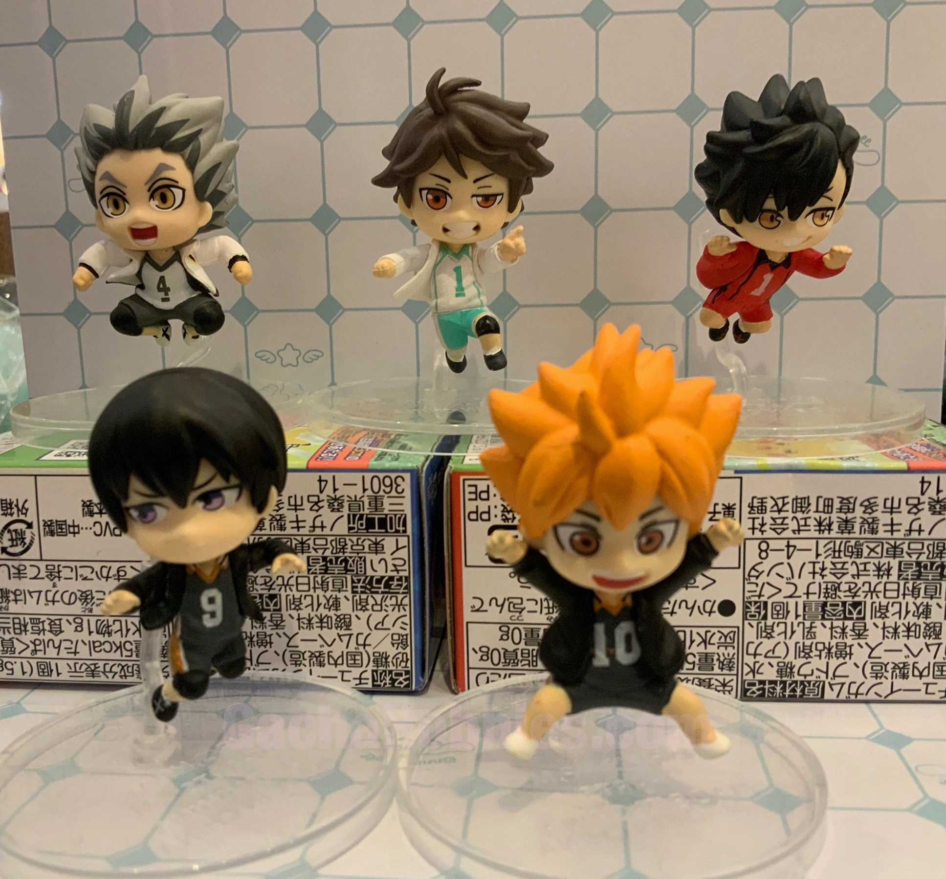 Haikyuu Character Jumping Mini Figure 5 Pieces Set (In-stock) Comic Book Hero