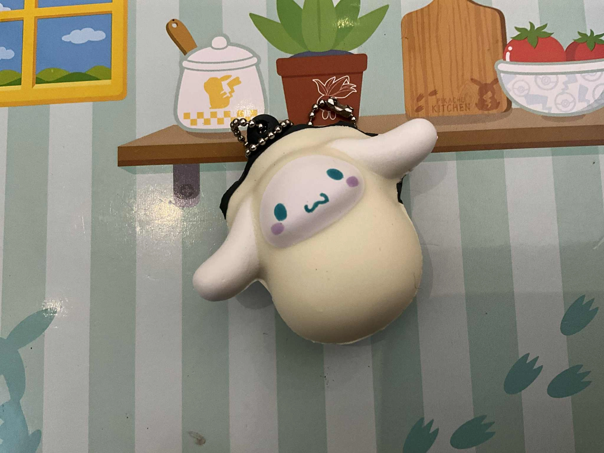 Baby Oyster Sanrio Characters Squishy Keychain 4 Pieces Set (In-stock) Collectible Hobby