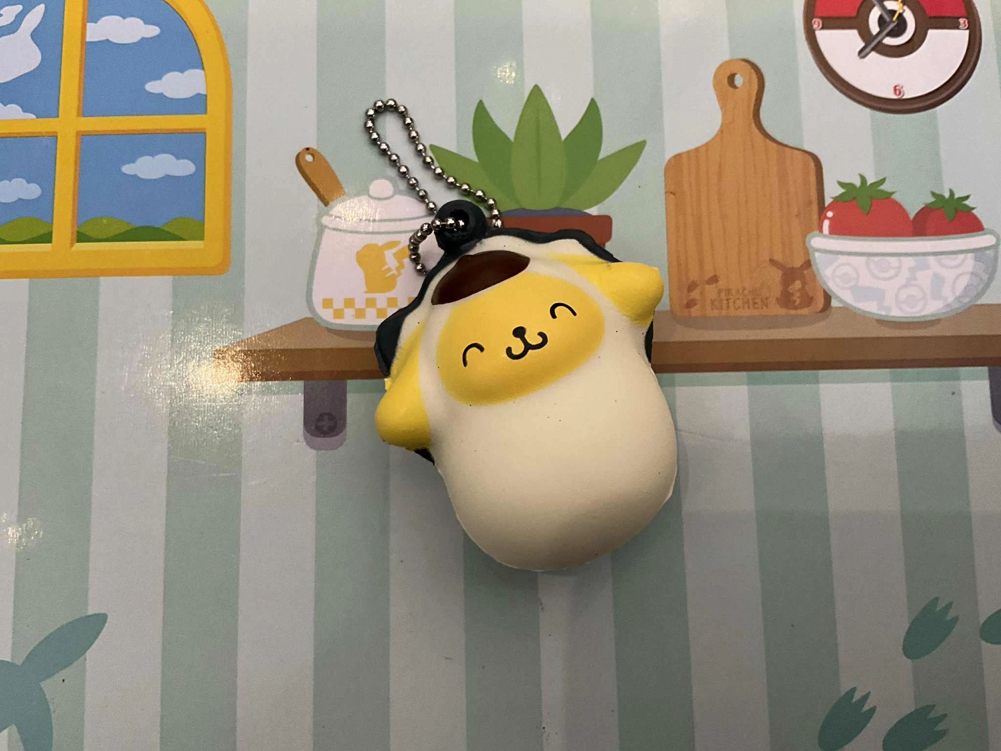 Collectible Model Chibi Display Baby Oyster Sanrio Characters Squishy Keychain 4 Pieces Set (In-stock)