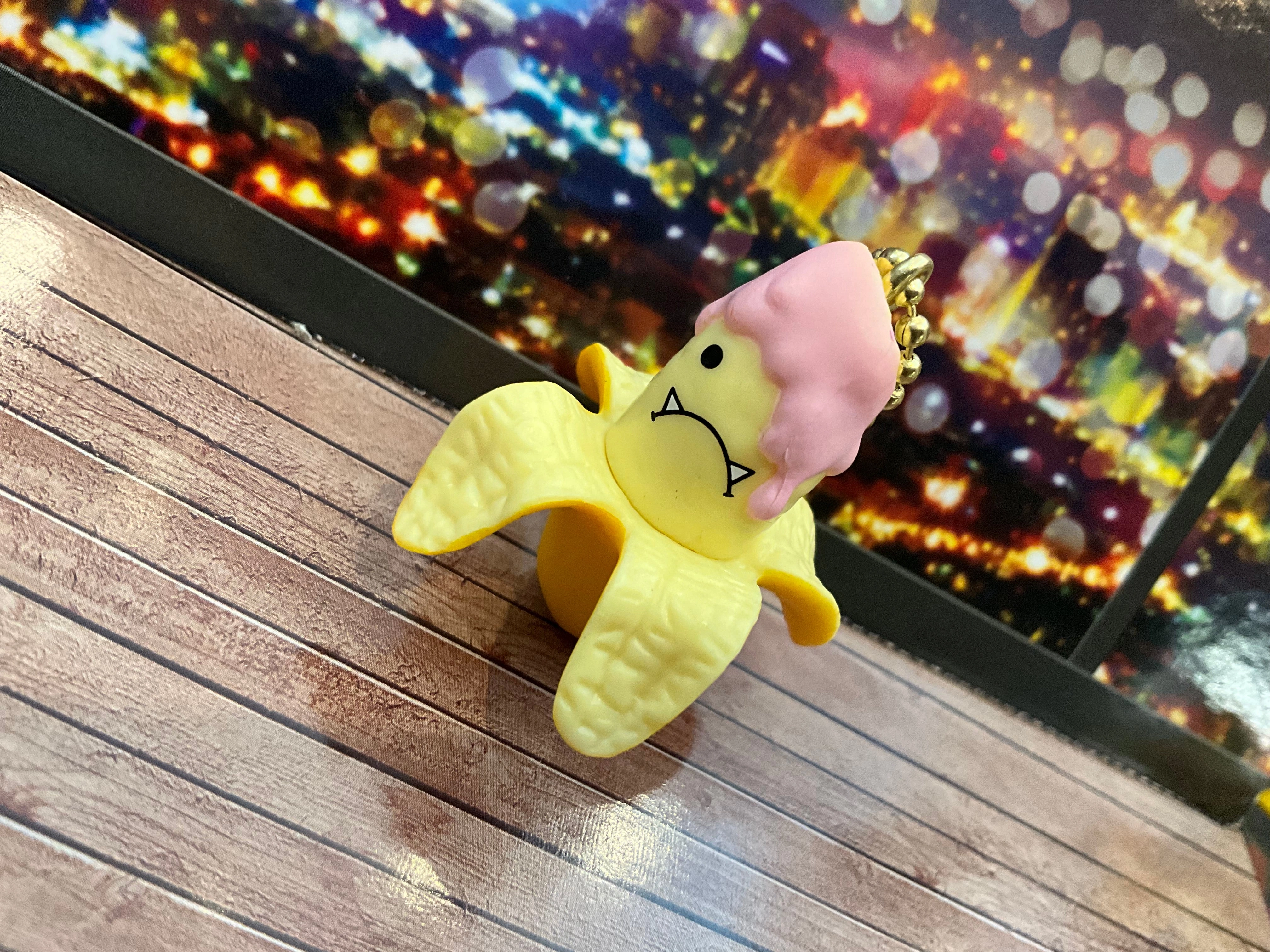 Banana Ghost Figure Keychain 6 Pieces Set (In-stock) Branded Product