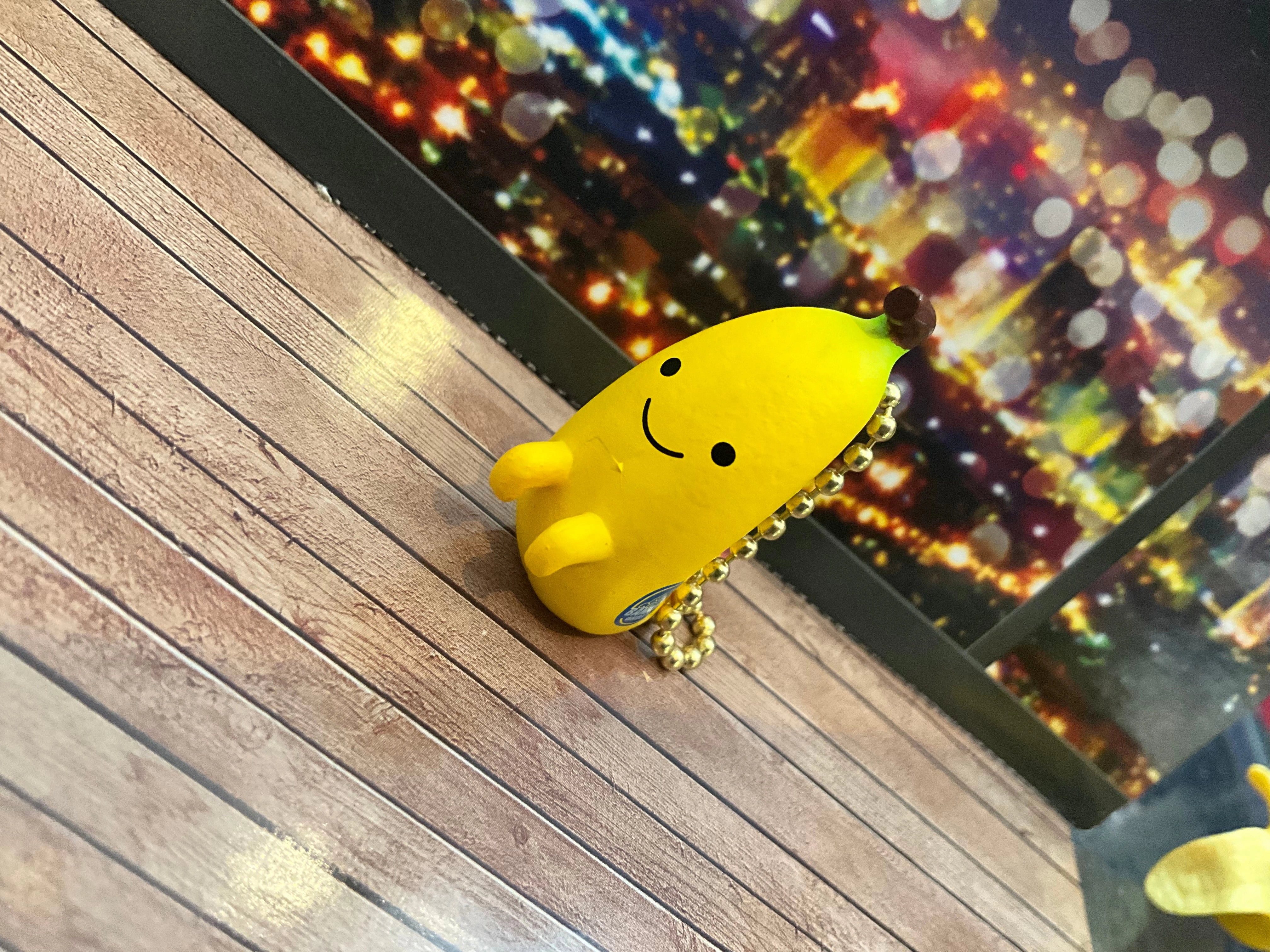 Banana Ghost Figure Keychain 6 Pieces Set (In-stock) Birthday gift