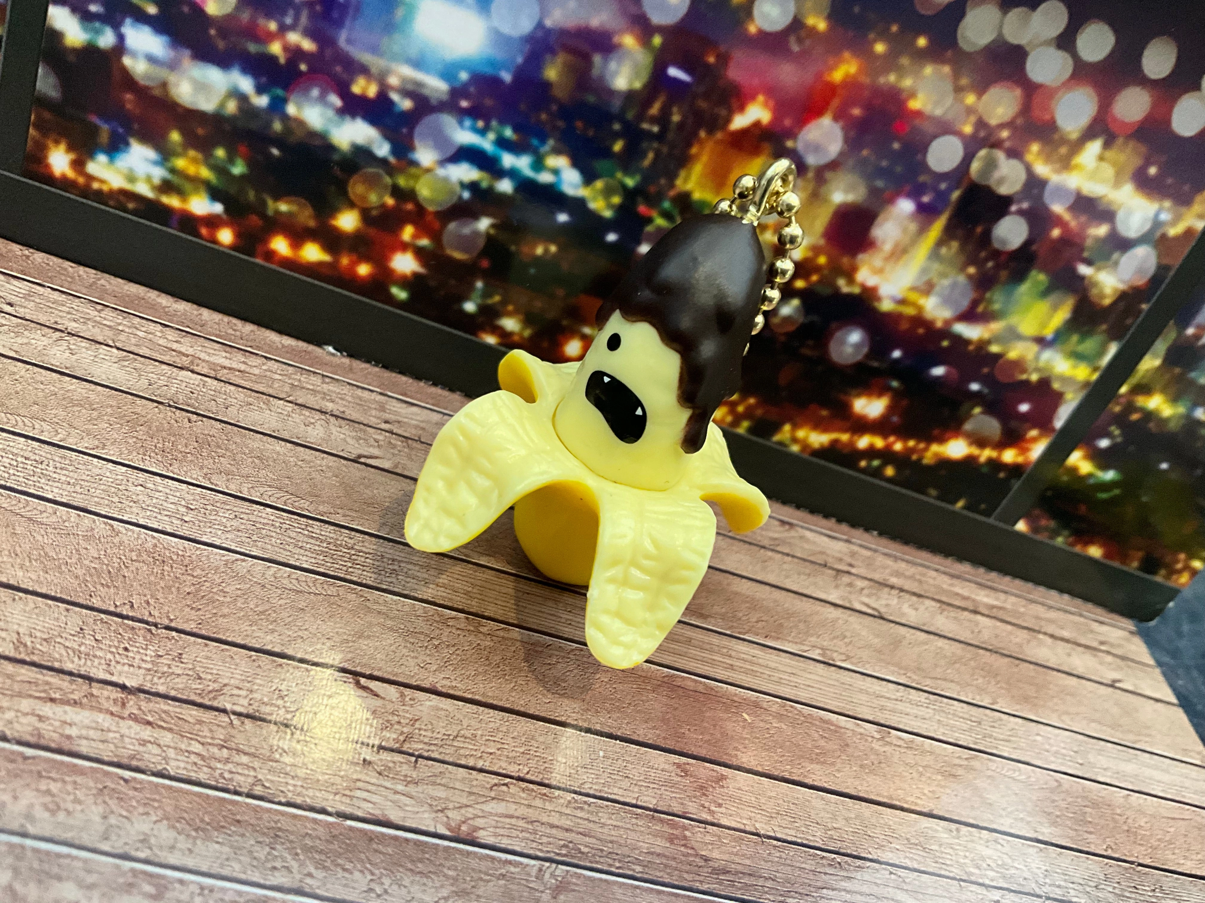 Banana Ghost Figure Keychain 6 Pieces Set (In-stock) Fast shipping