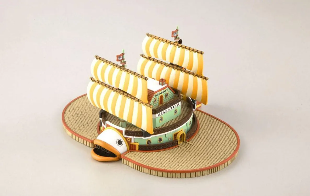 Bandai One Piece Grand Ship Collection #10 Baratie Model Kit Rubber Toy Unisex Design