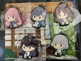 BanG Dream! It's MyGO!!!!! MyGo Character Rubber Keychain 5 Pieces Set (In-stock) Learning Tool