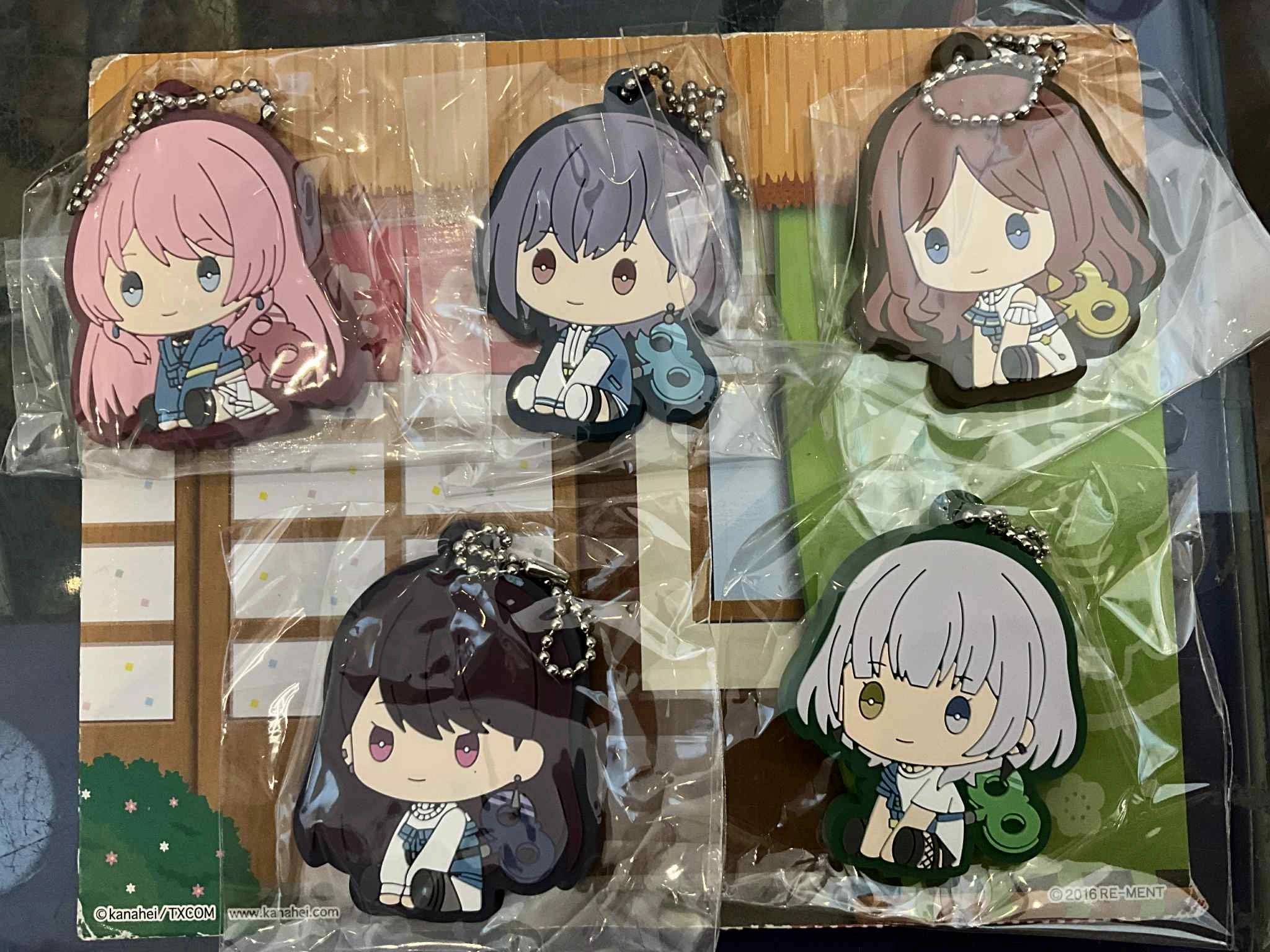 BanG Dream! It's MyGO!!!!! MyGo Character Rubber Keychain 5 Pieces Set (In-stock) Learning Tool