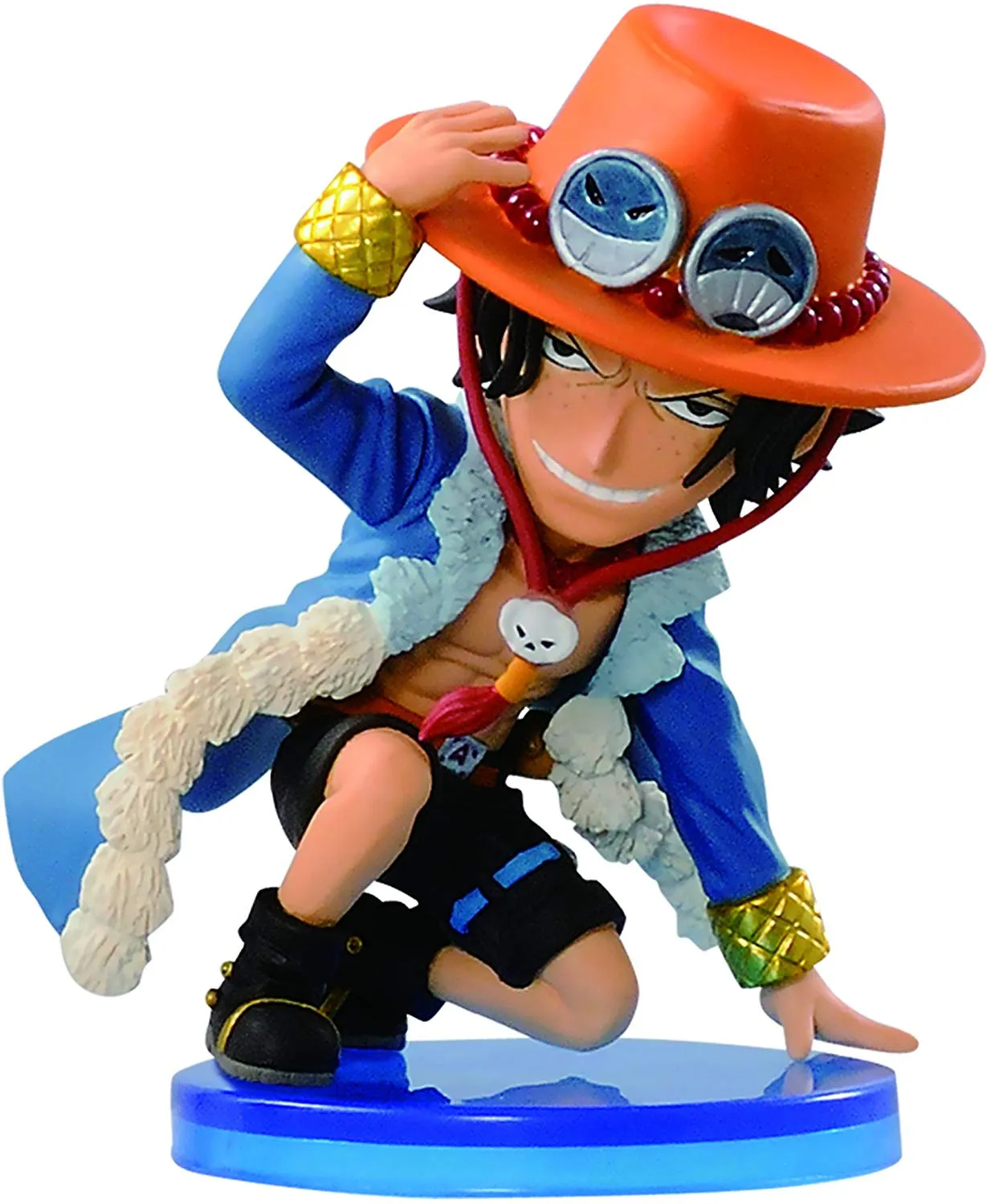 Banpresto One Piece Ace Mini World 2.5 inch Collectible Action Figure Spring Gift Art Sculpture