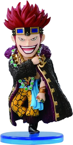 Collector's item Banpresto One Piece Eustrass Kidd Mini World 2.5 inch Collectible Action Figure