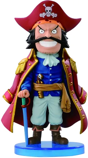 Collectible Showcase Banpresto One Piece Roger Mini World 2.5 inch Collectible Action Figure