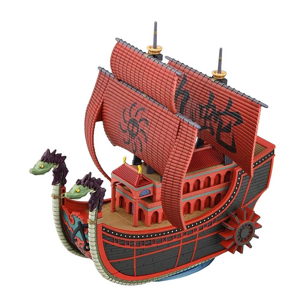 Premium Collection Mountain Animal Bandai One Piece Grand Ship Collection #06 Kuja Nine-Snake Pirate Ship Model Kit