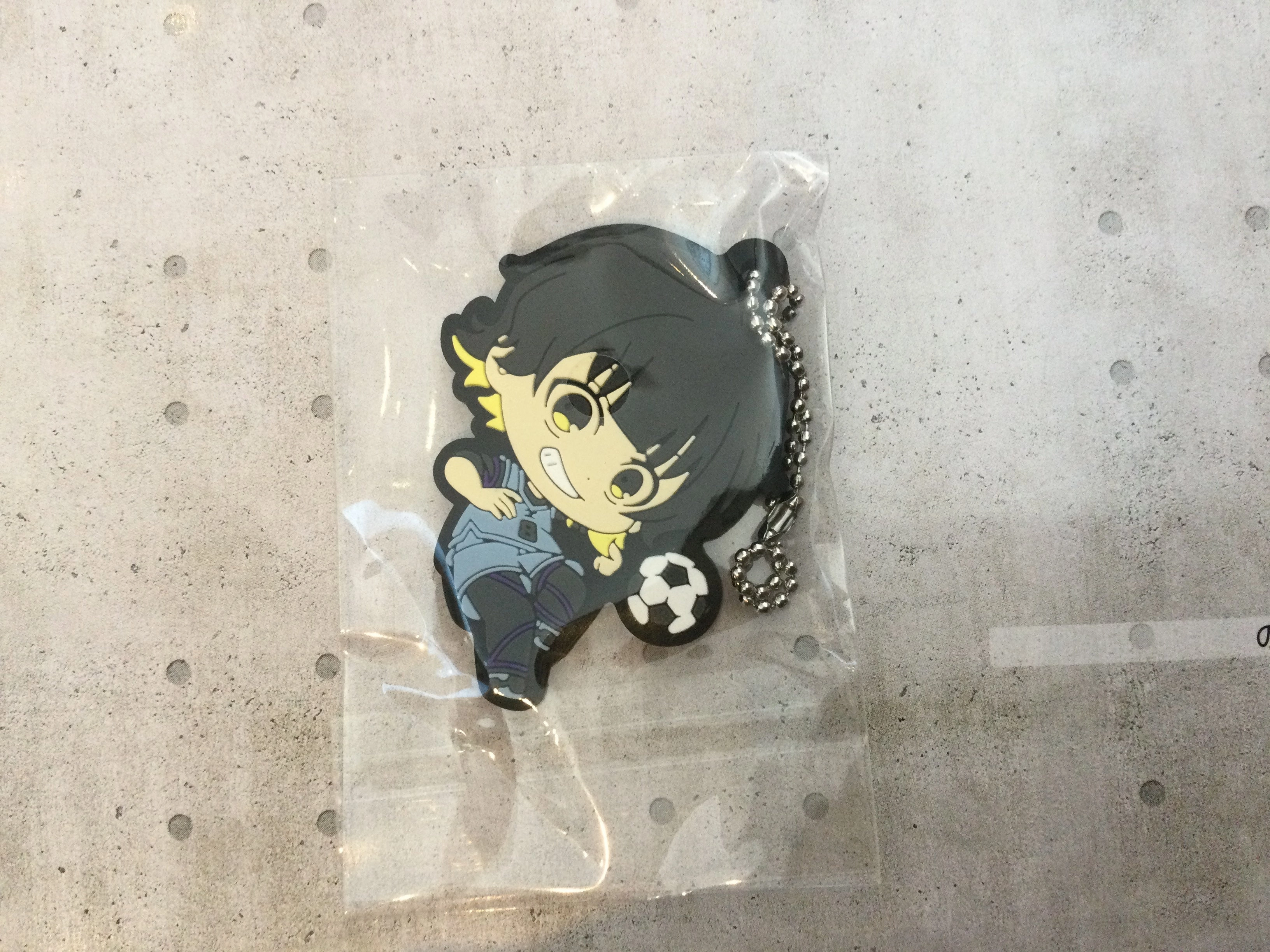 Blue Lock Characters Rubber Keychain 6 Pieces Set (In-stock) Cute Collectible Handicraft Item