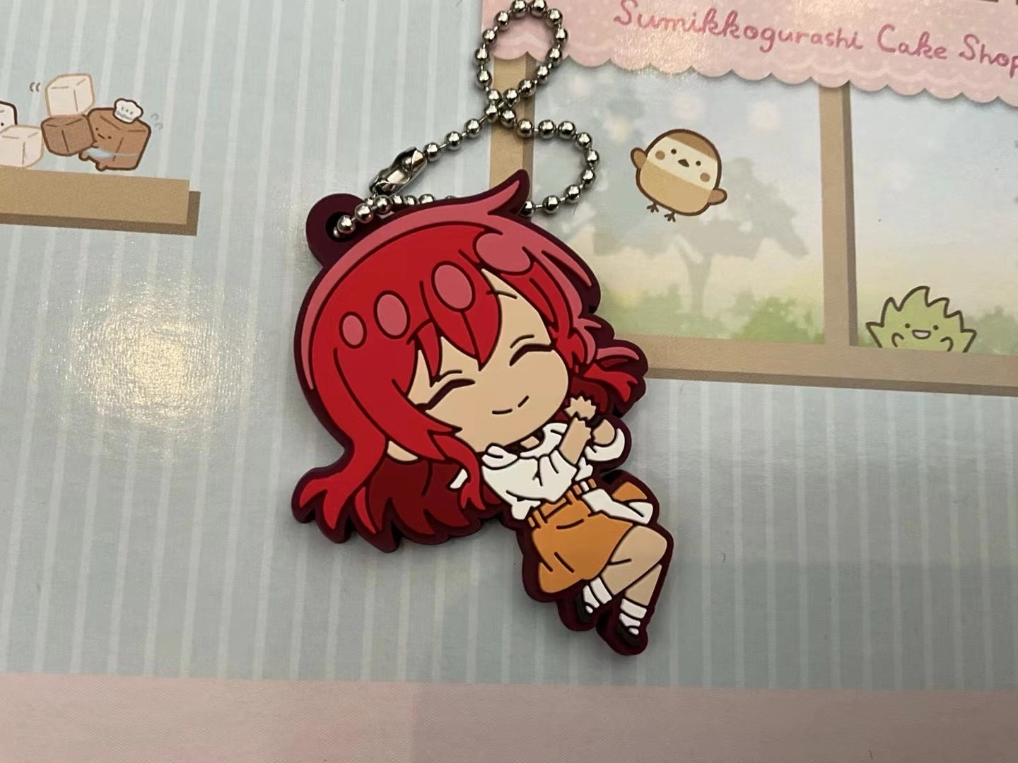 Bocchi the Rock Kessoku Band Characters Rubber Keychain 8 Pieces Set (In-stock) Swapable Head