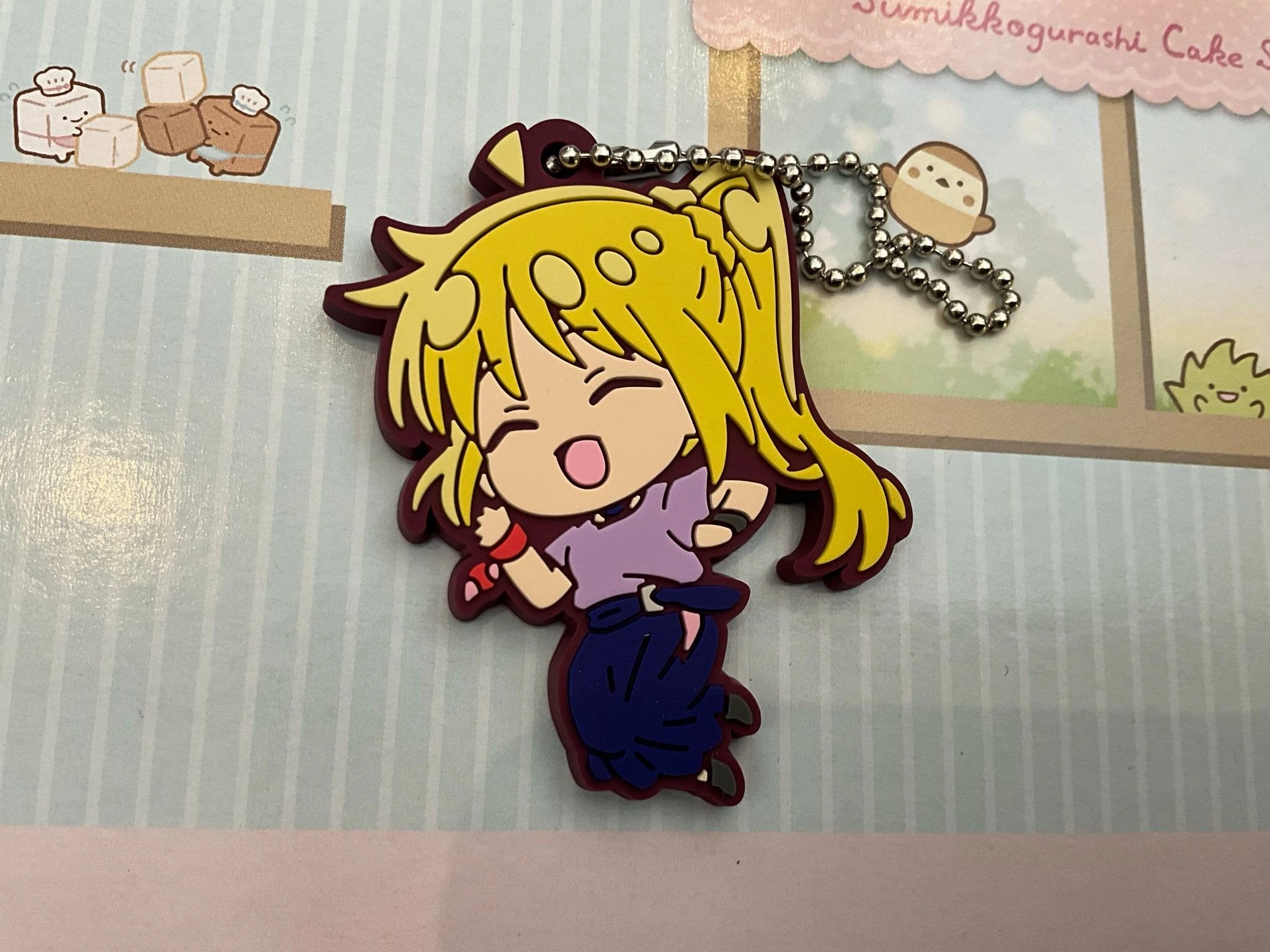 Gaming Merchandise Bocchi the Rock Kessoku Band Characters Rubber Keychain 8 Pieces Set (In-stock)