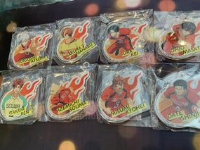 Burning Kabaddi Character Acrylic Keychain 8 Pieces Set (In-stock) Superhero Sculpture