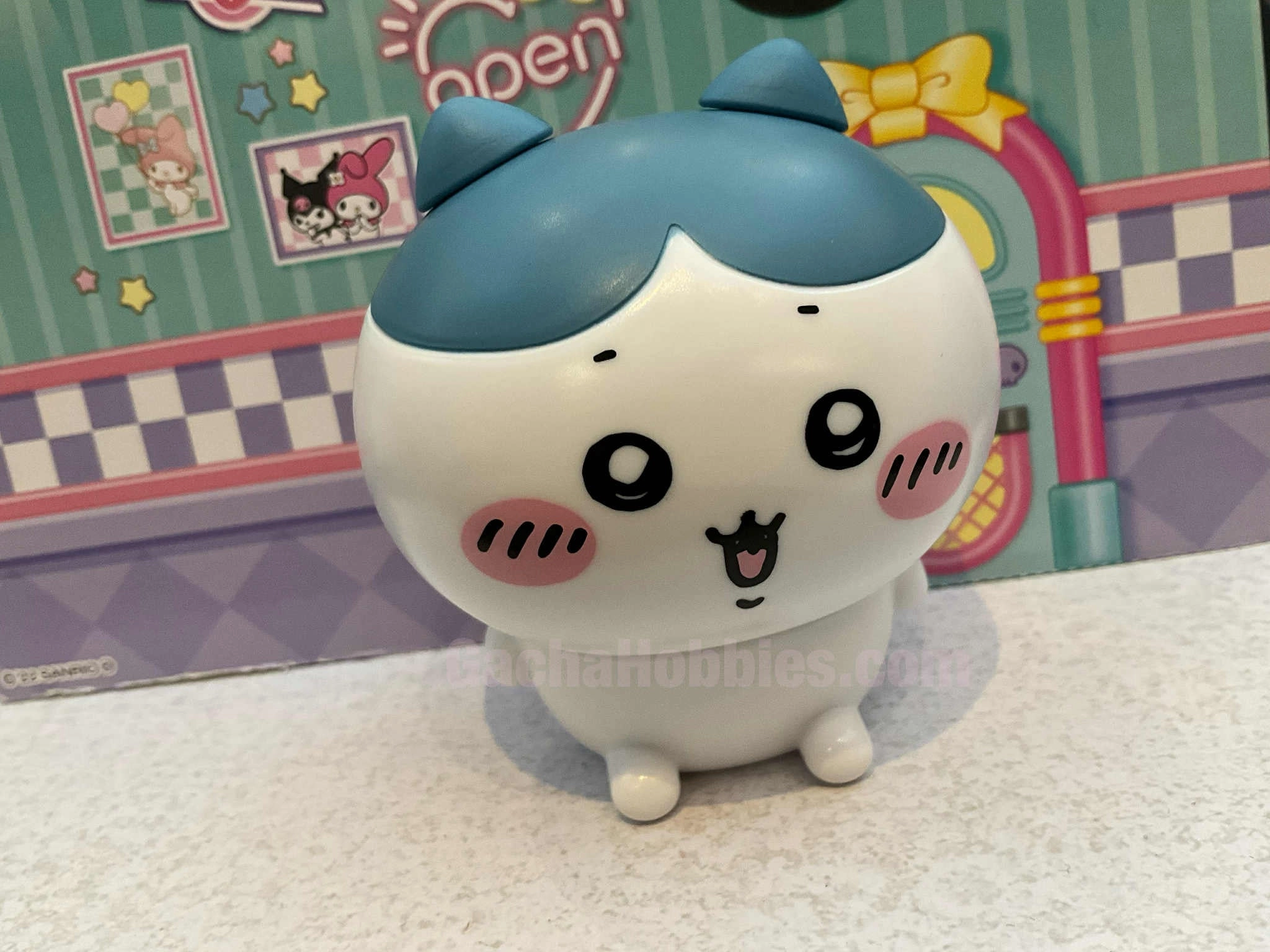 PVC Goods Capchara Chiikawa and Friends Hachiware Big Head Figure (In-stock)